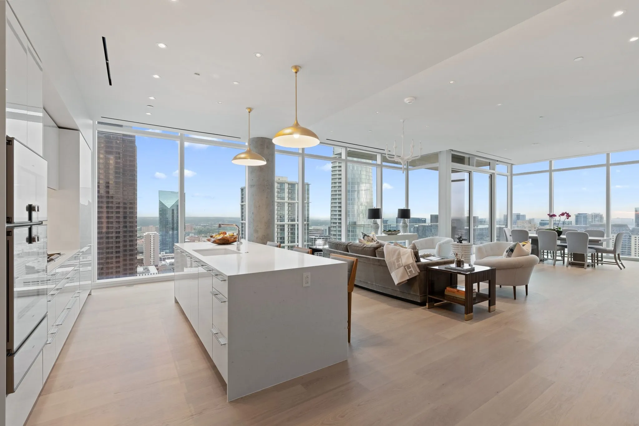 Kitchen and Living Room