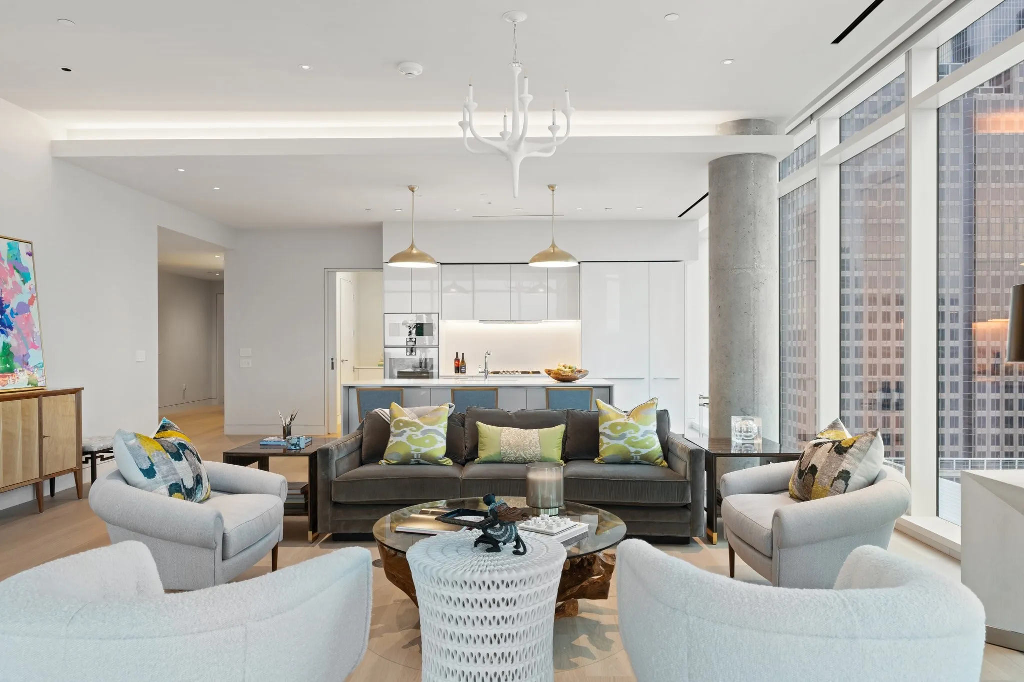 Living Room and Kitchen