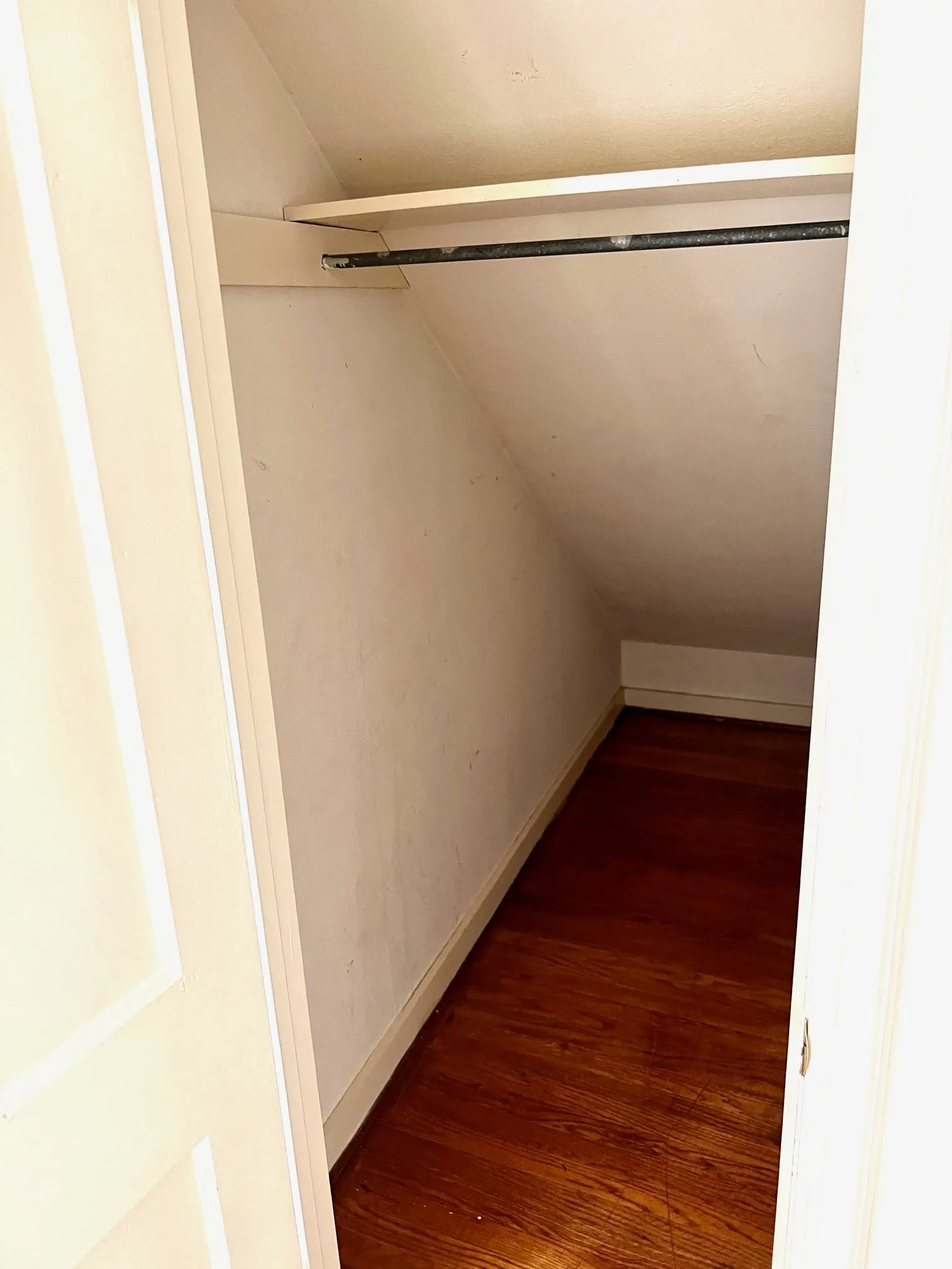 Closet under the stairs
