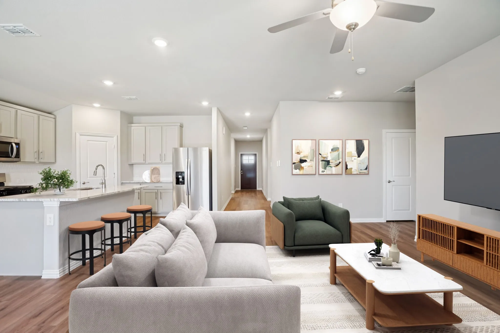 Photo is not of the actual home, but is an inspirational photo of builder’s model home and may depict options, furnishings, and/or decorator features that are not included.