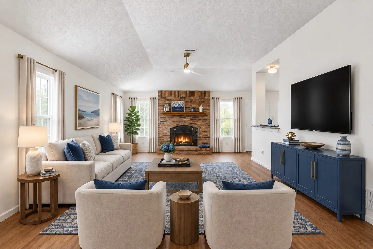Living Room—virtually staged