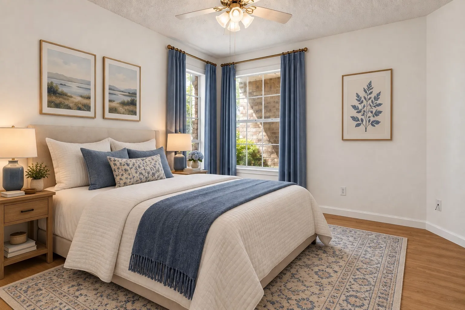 Bedroom—virtually staged