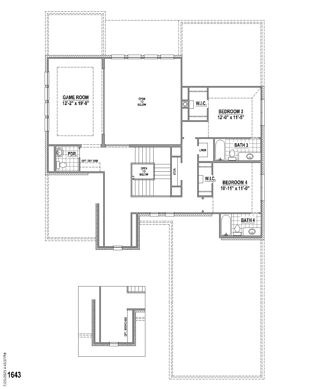 2nd level floor plan
