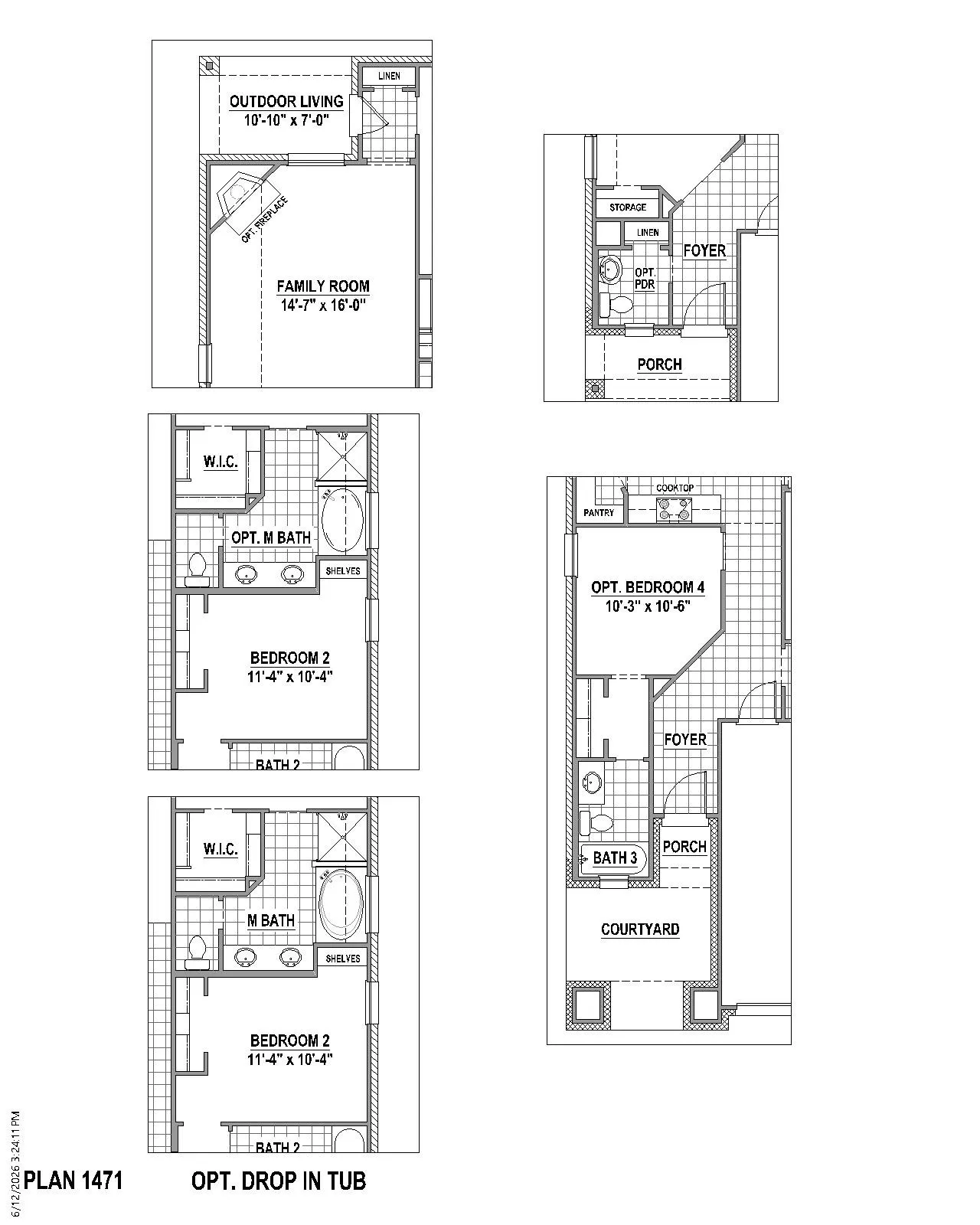 Floor plan options