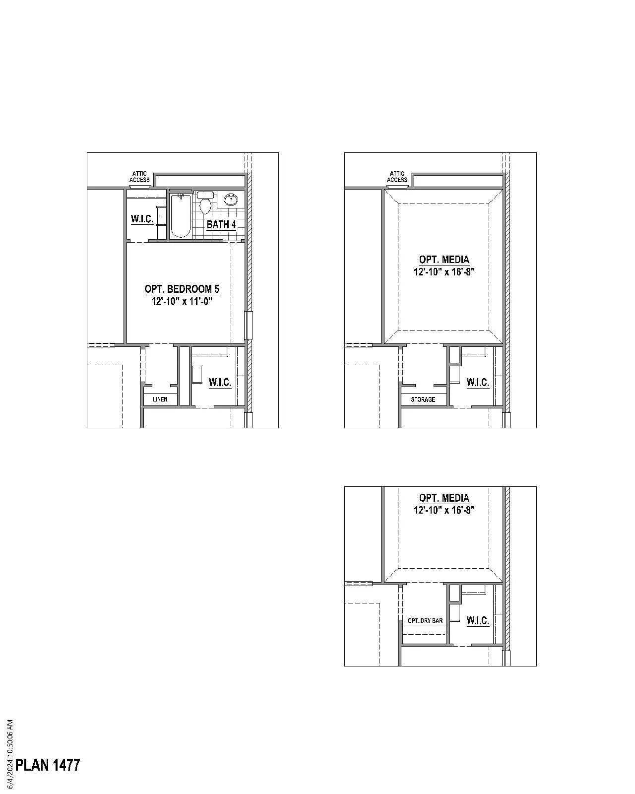 Floor plan options