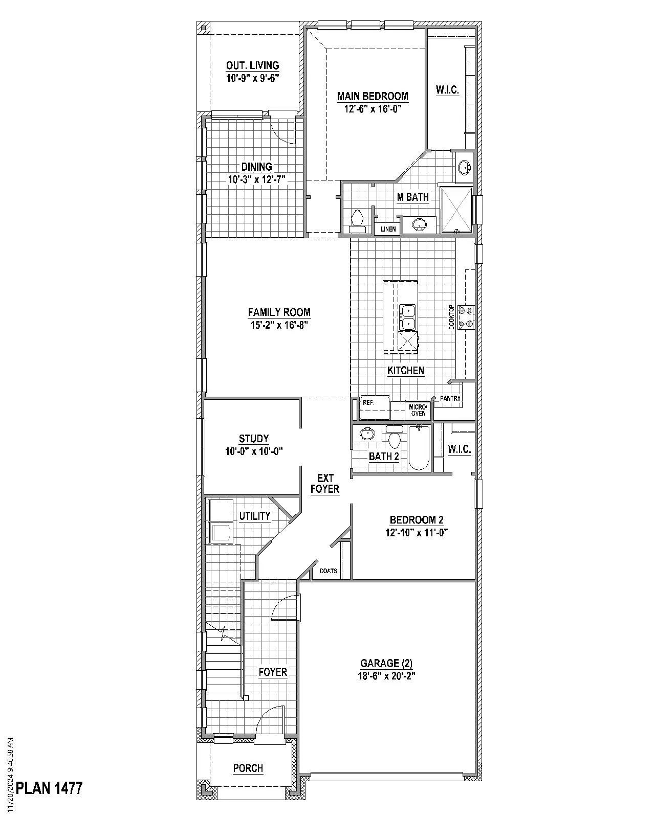 1st level floor plan