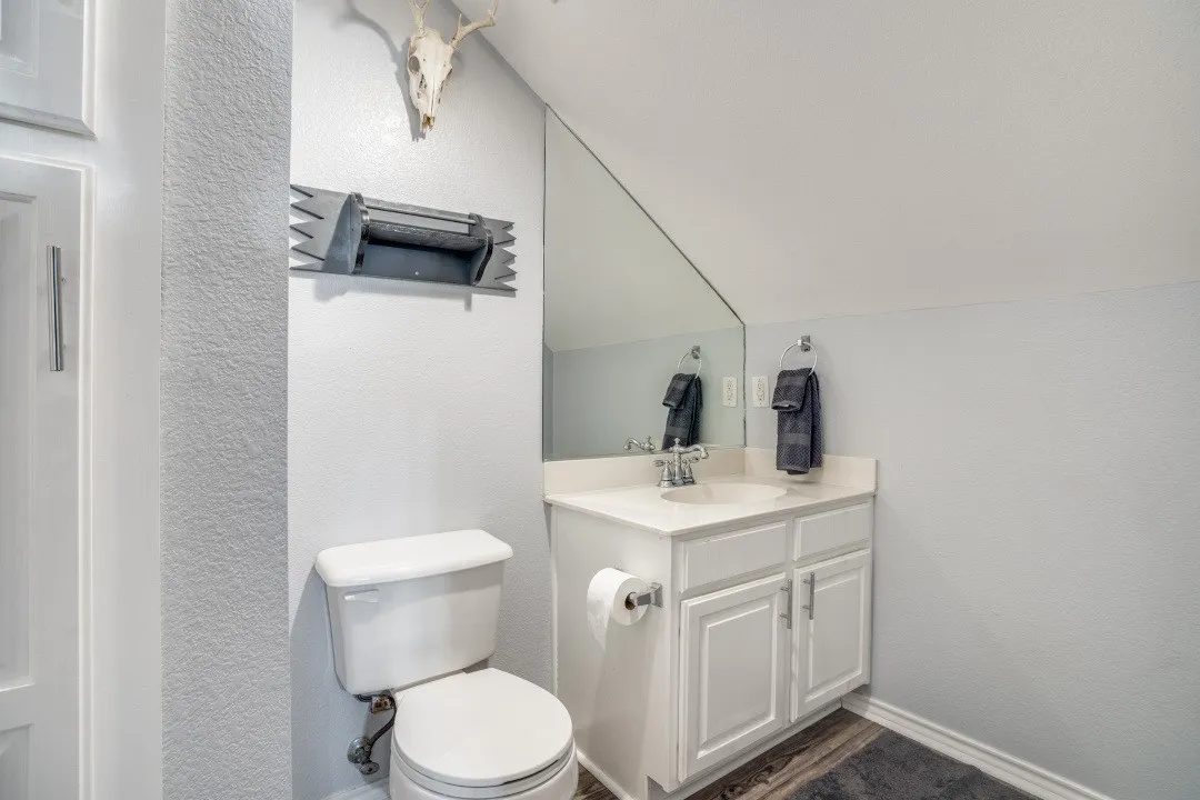 Half bath upstairs