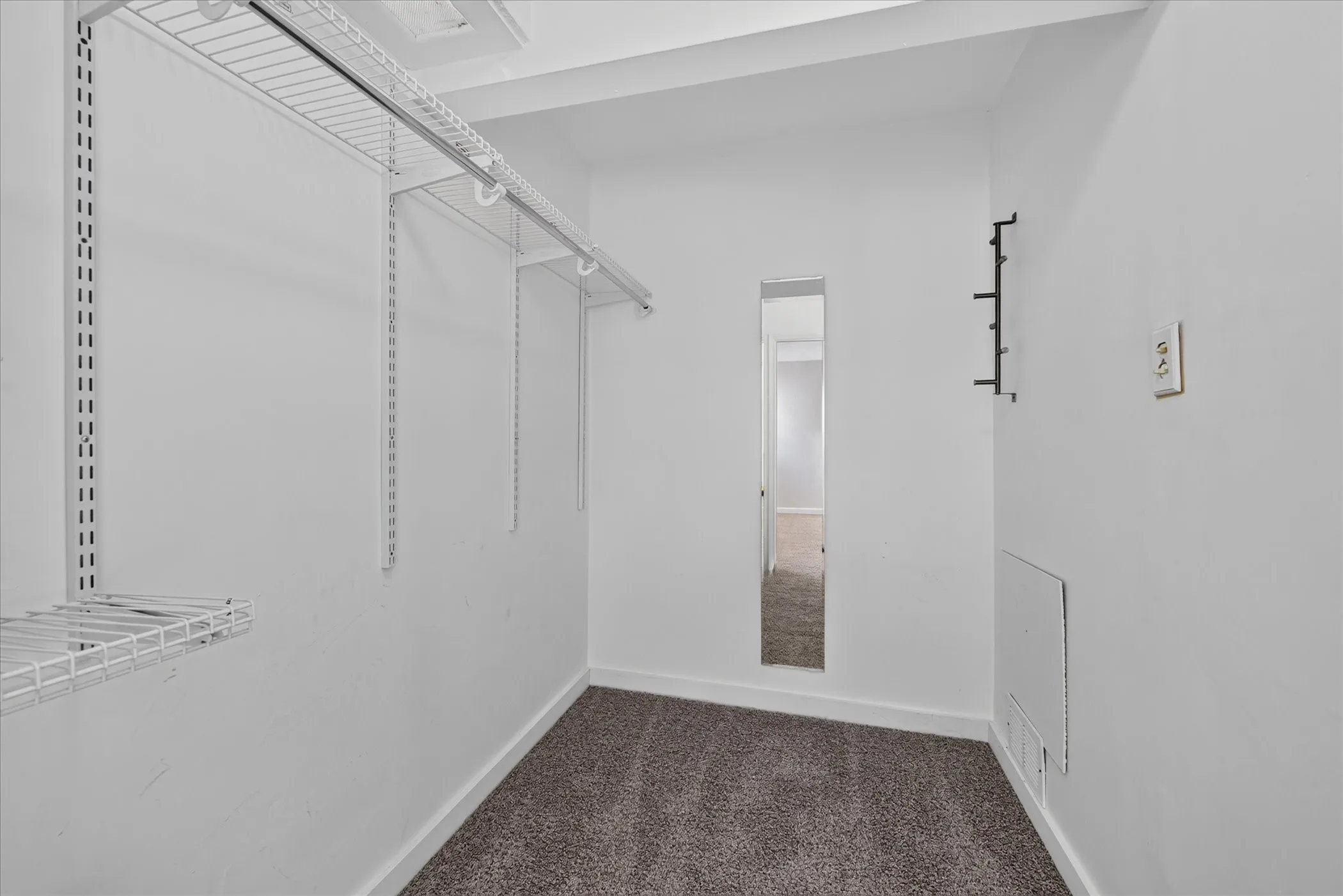 Original Photo of Master room walk-in Closet.
