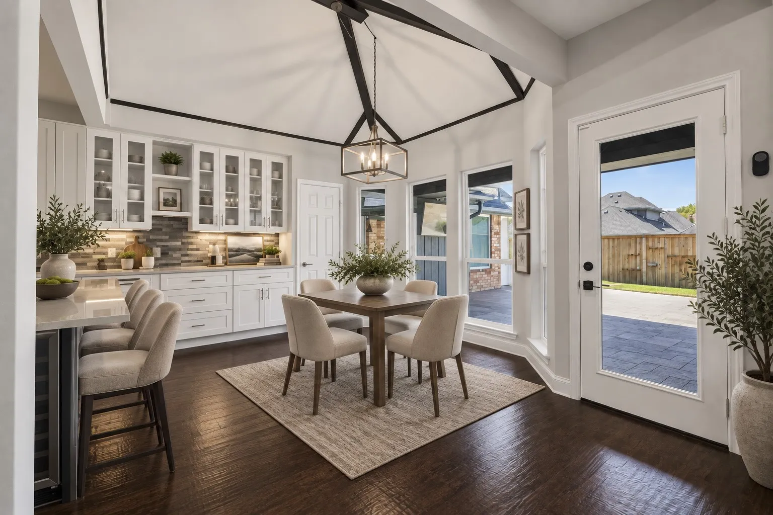 Virtually Staged – furnishings and décor digitally added.