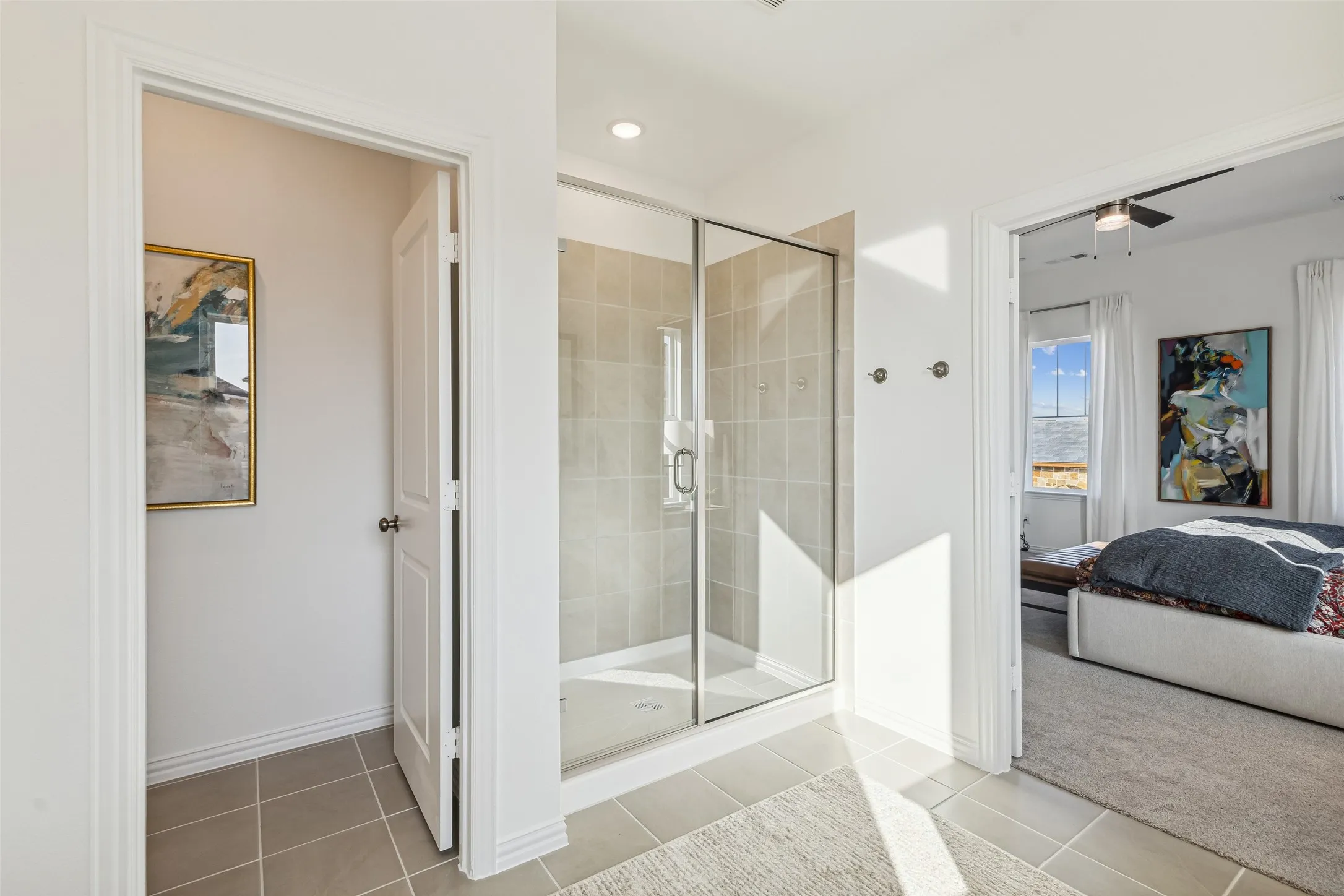 You'll enjoy a spa like experience every day in this spacious step in shower.