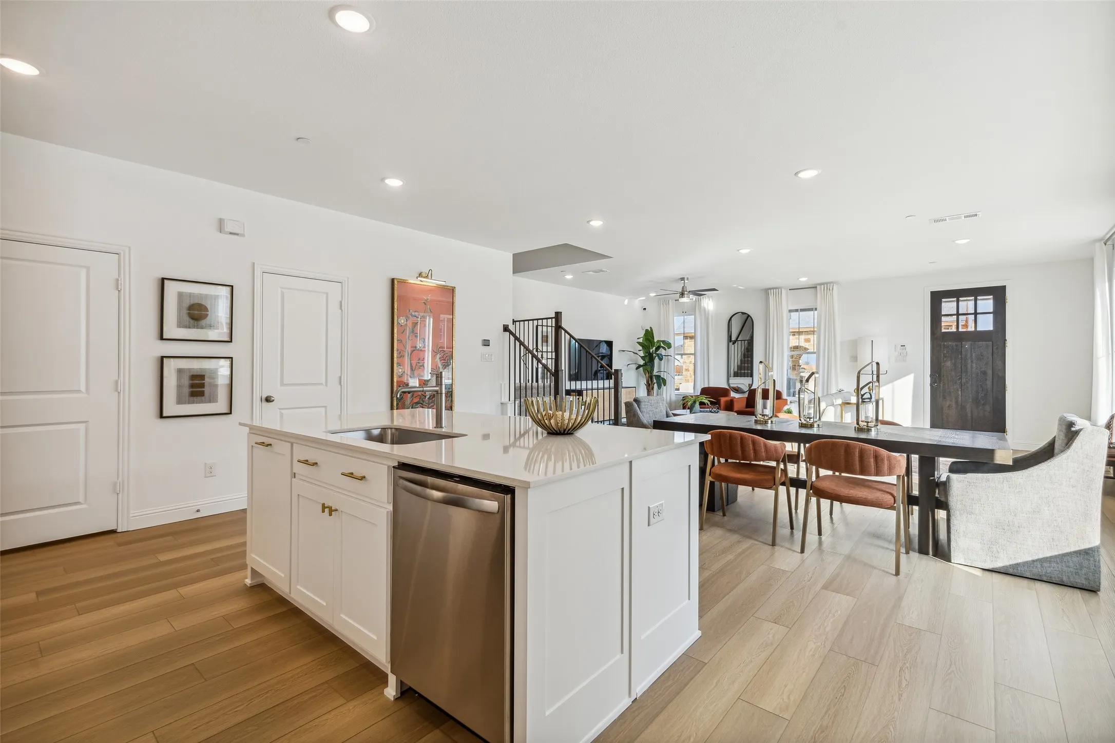 The chef in the family will never be left out of the party in this wonderful open concept floor plan!