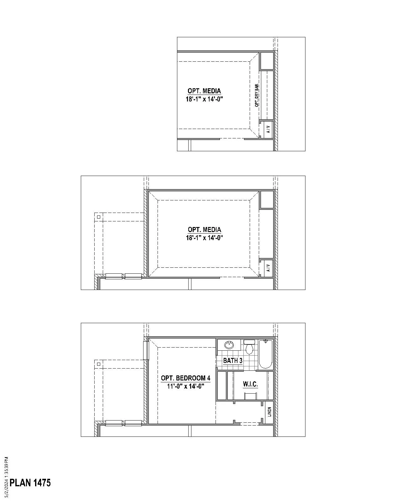 Floor plan options