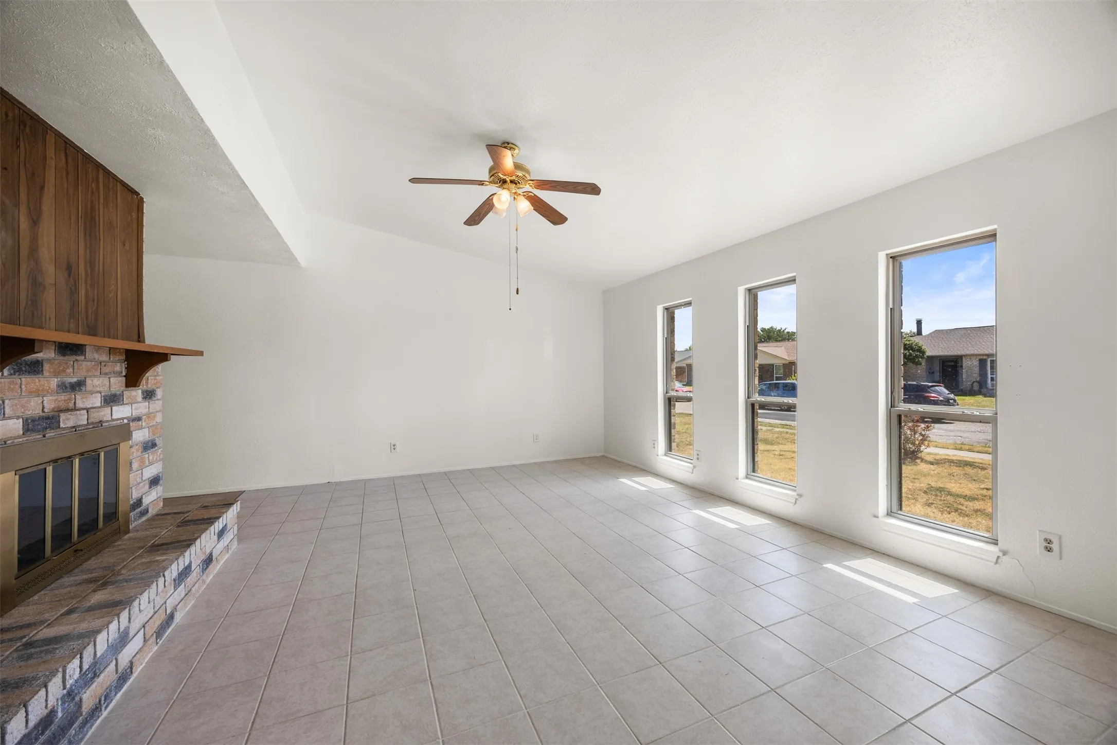 Expansive Living Room with plenty of natural light!