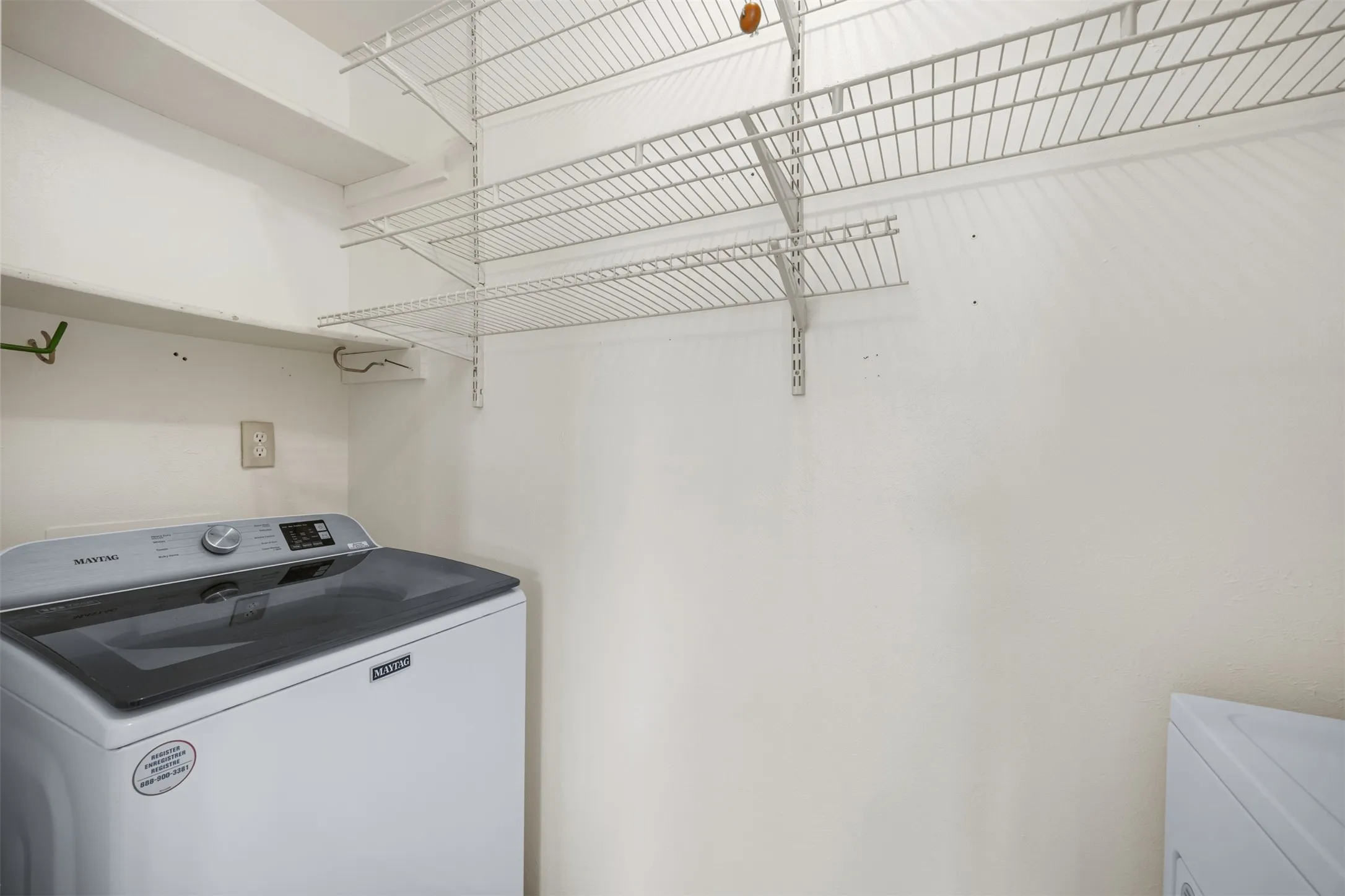 Utility Room that comes with a washer and dryer!