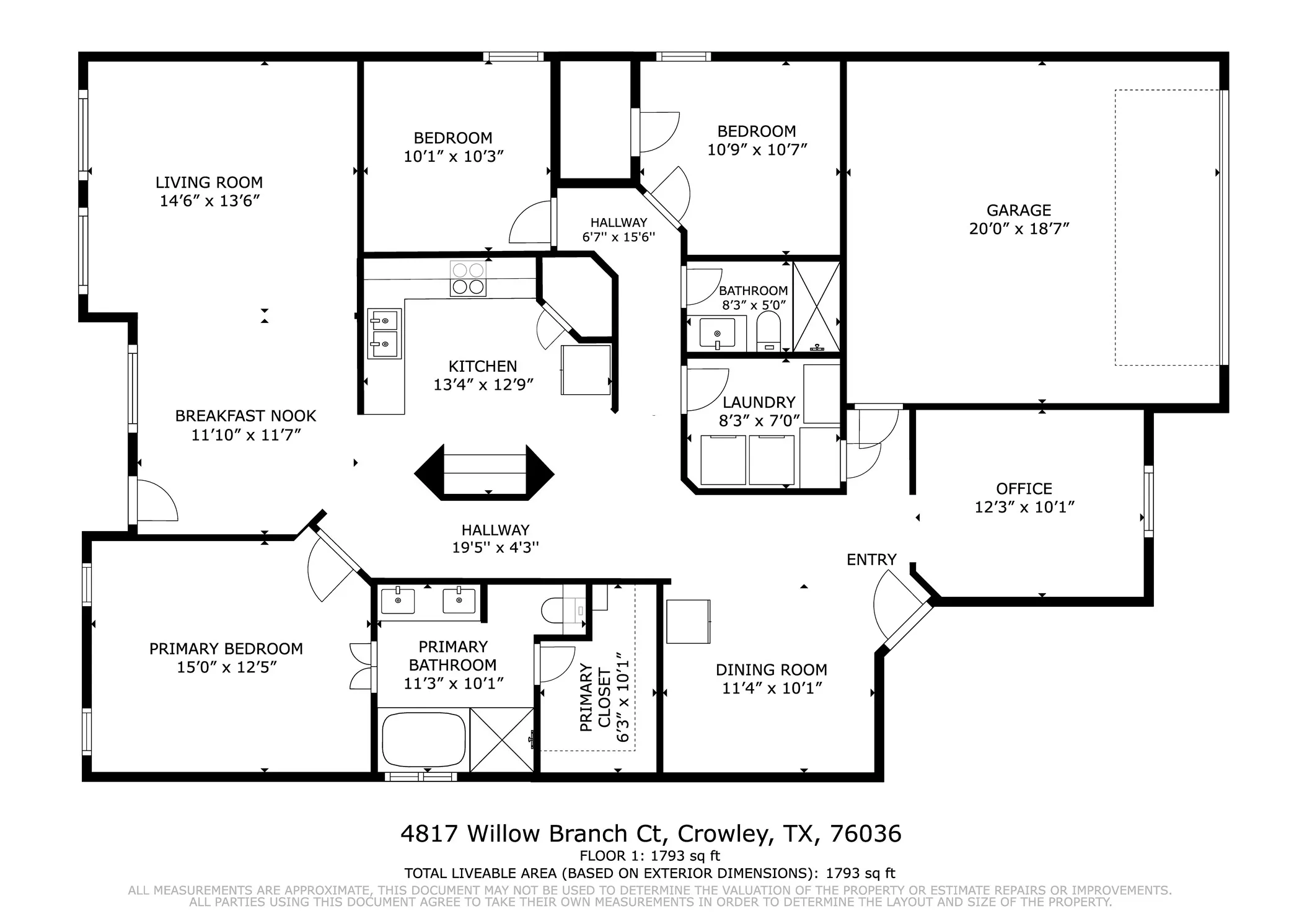 Single Family Residence For Sale in Tarrant County , 4817 Willow Branch Court, Fort Worth, Texas 76036, 3 Bedroom, 2 Bathroom, 2 Garage spaces, 1,793 Sqft, built in 2014, mls#21386343, Real Estate Agent in Fort Worth, Homes For Sale in Tarrant county, Homes For Sale in Fort Worth, Realtor in Fort Worth Texas, Real Estate Brokerage Independent Realty Texas, Luminita Cordes Realtor