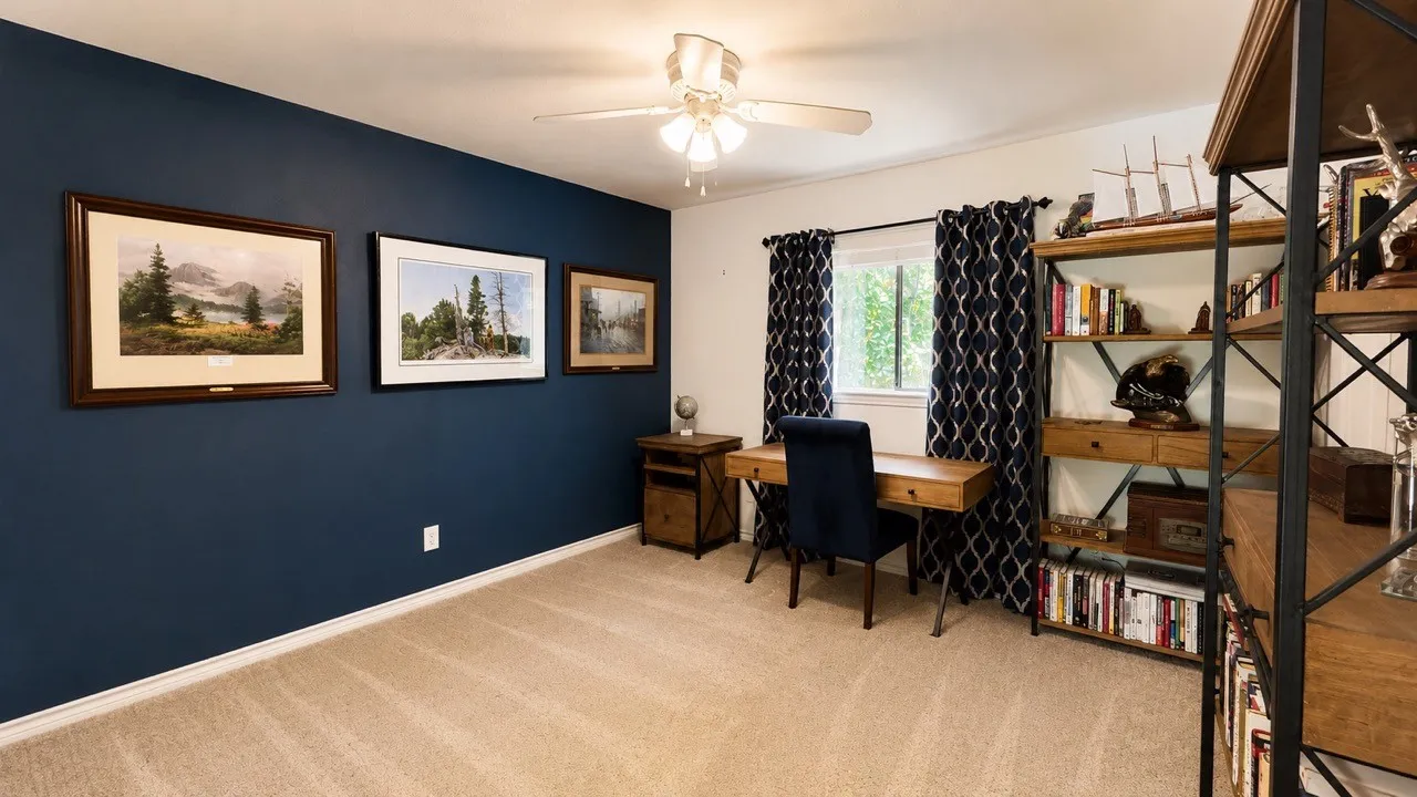 Second view of the "office" bedroom