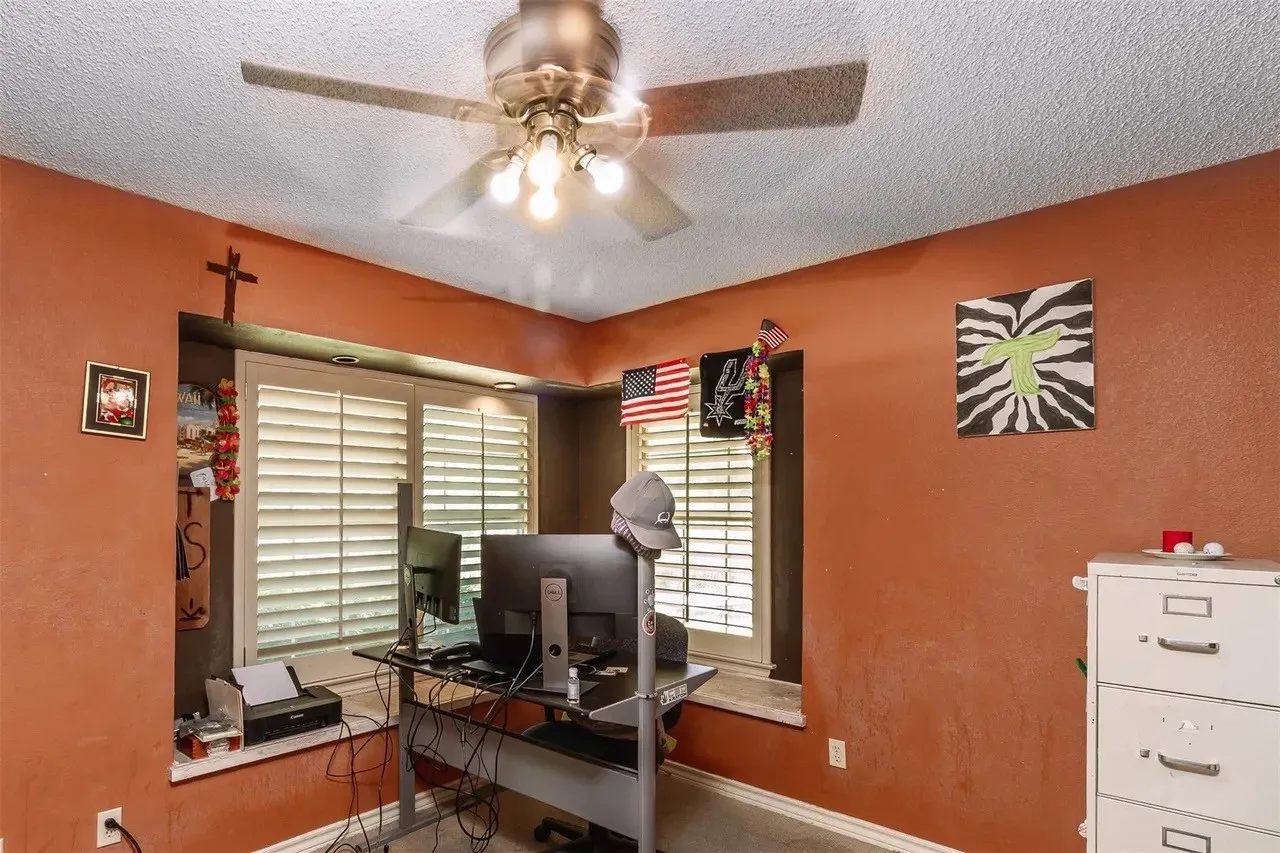 Downstairs bedroom or office. it does have a closet
