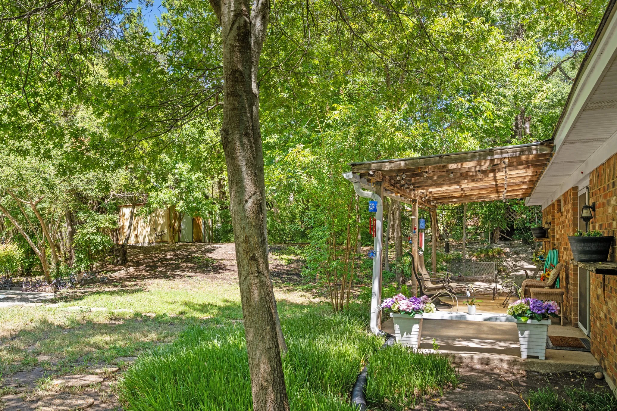 Back patio
