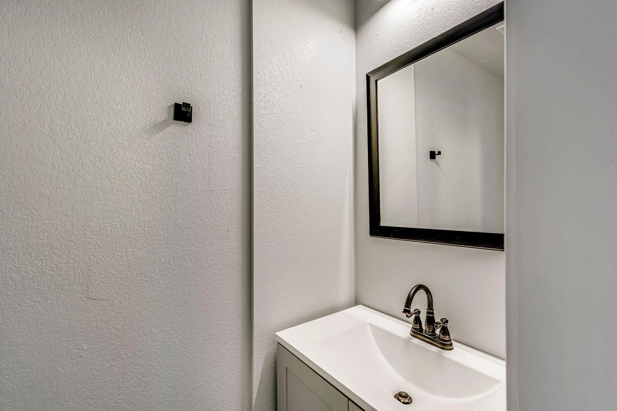 Upstairs half bath