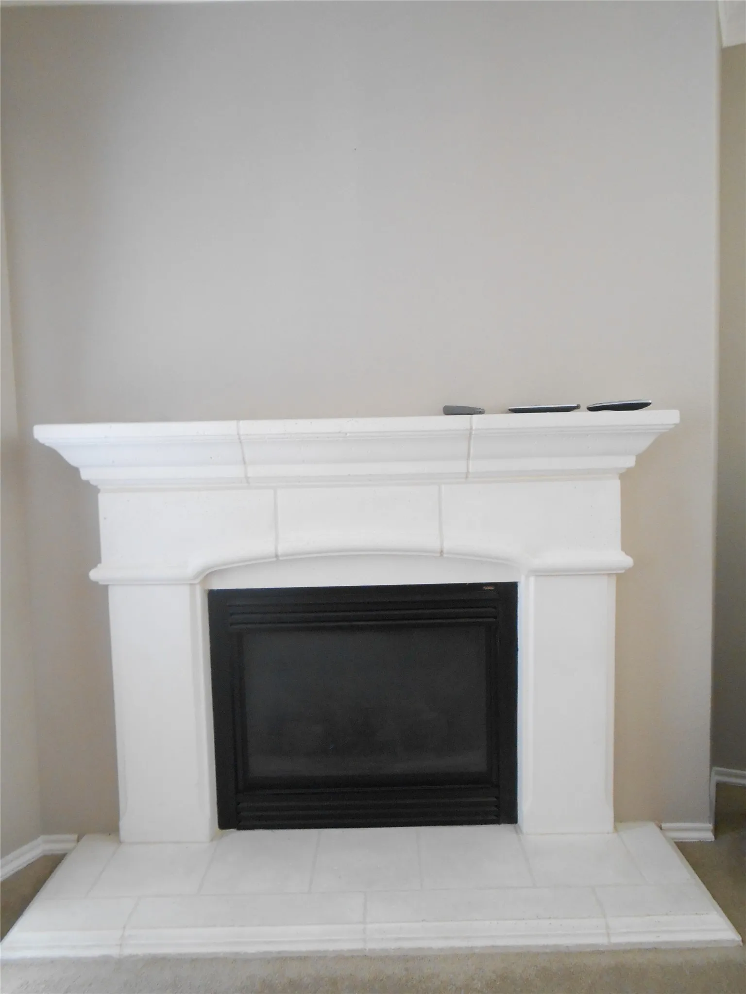 STONE FIREPLACE