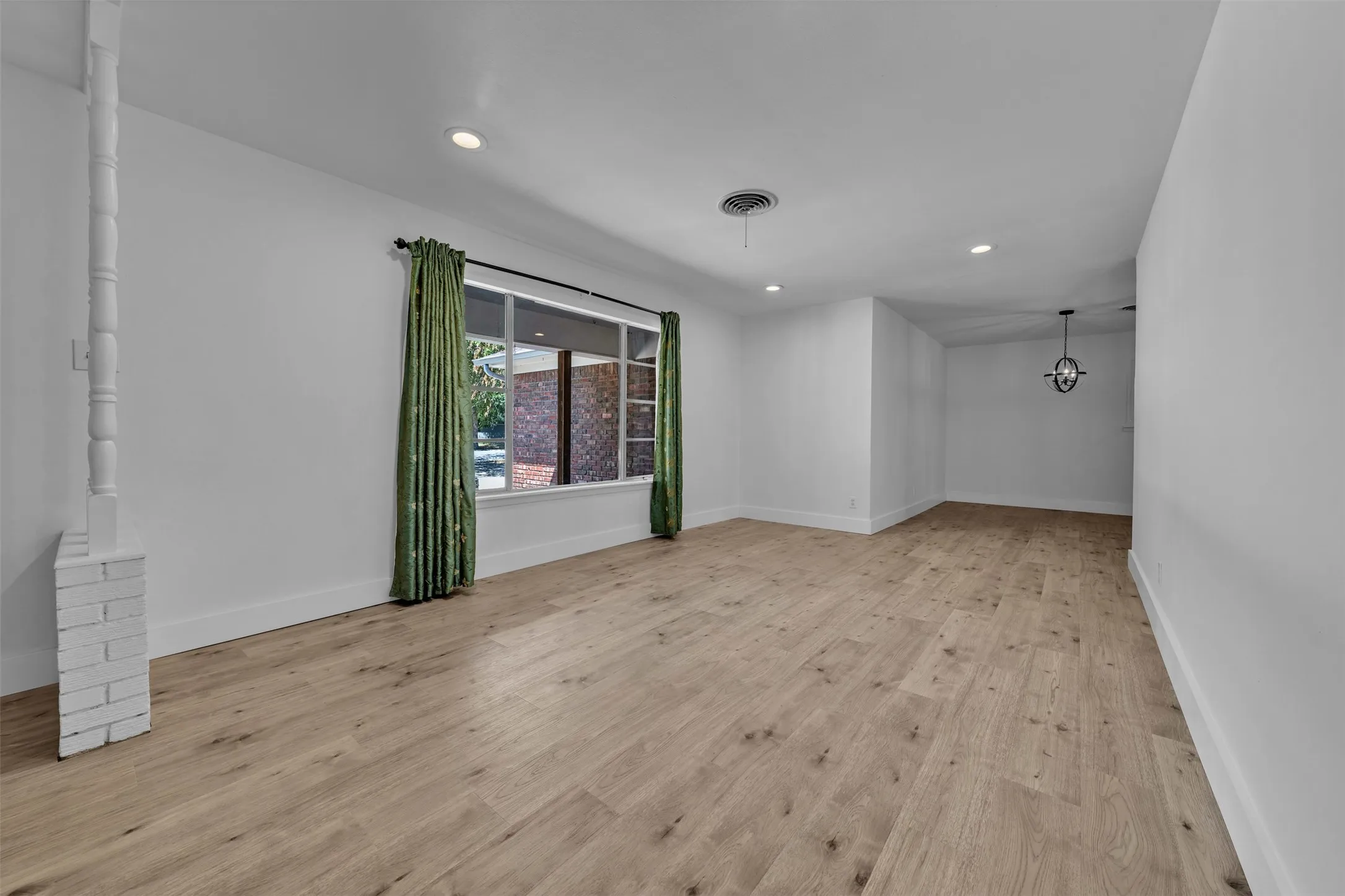 Entrance to the Large Living Room with Fabulous Picture Window