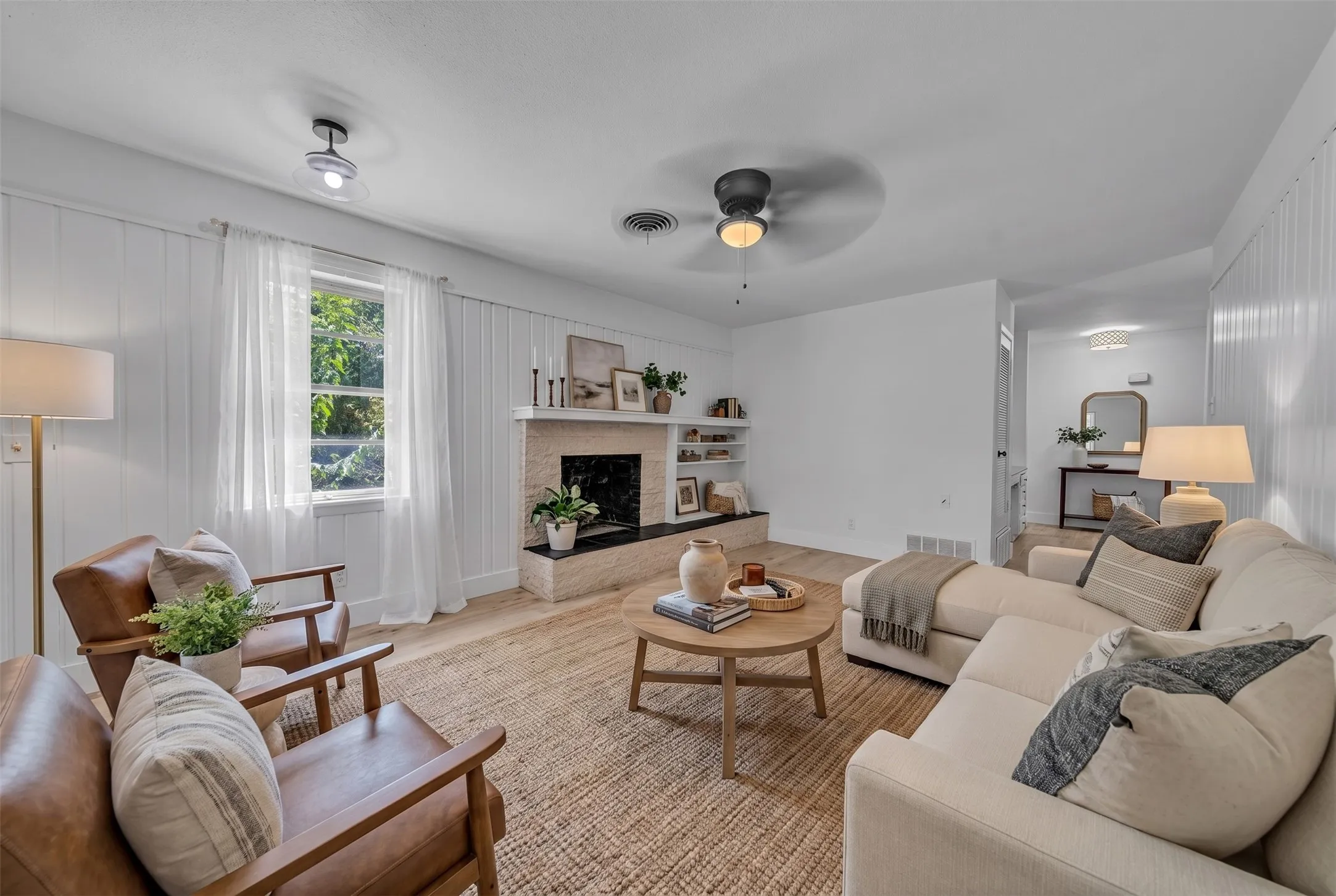 Tastefully Staged Den