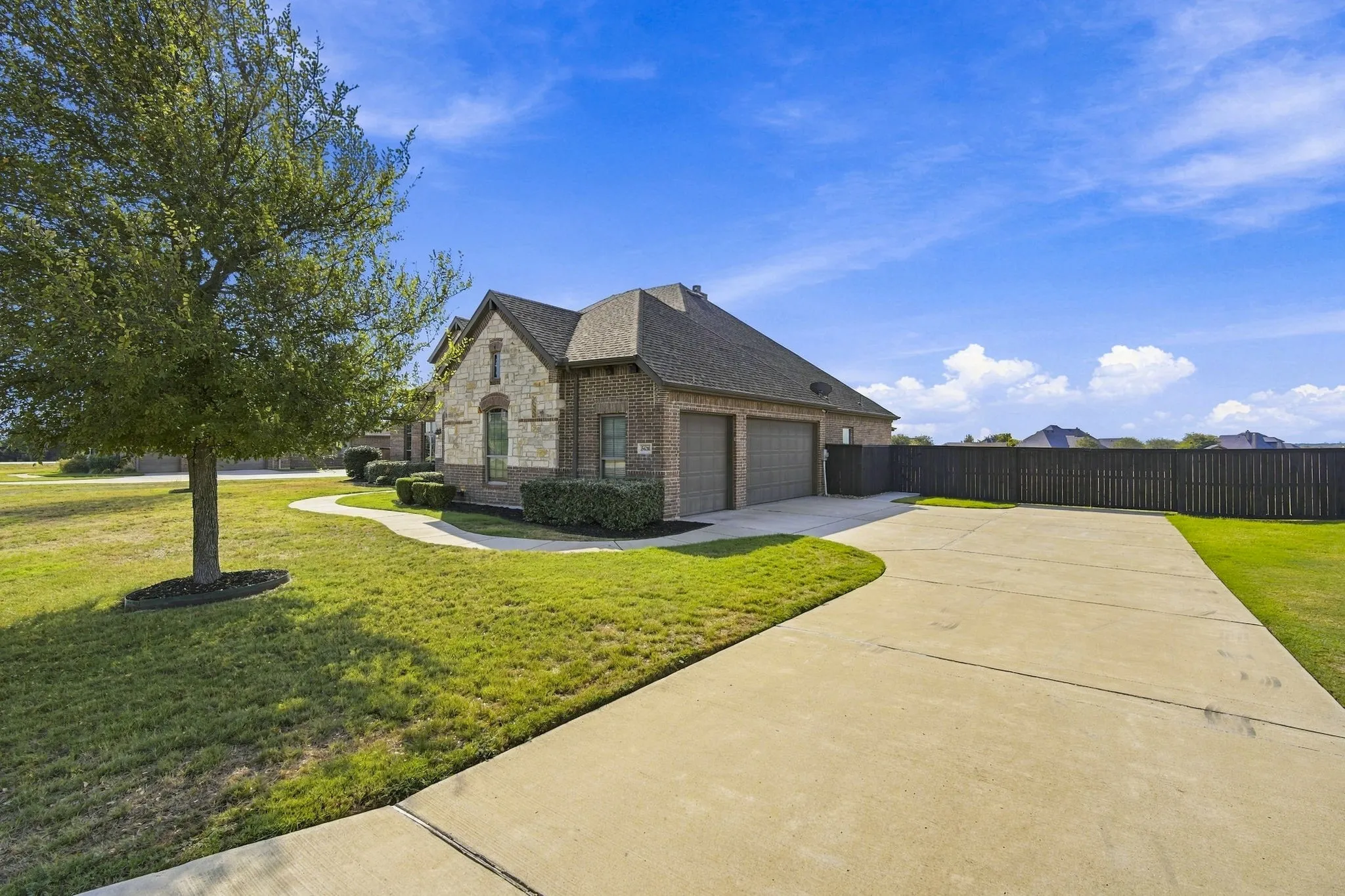 3 Car Garage and plenty of room for parking