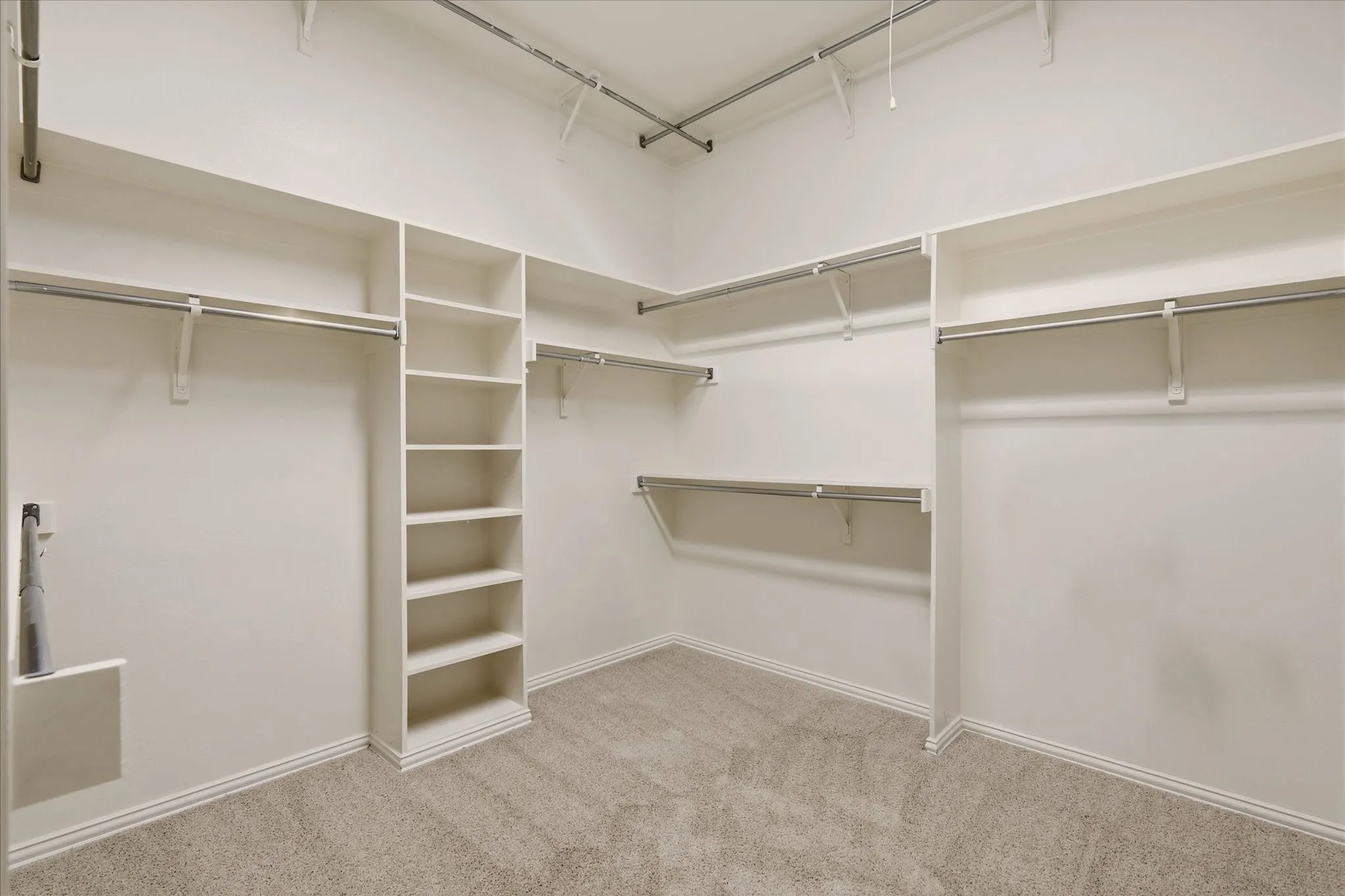 The Primary closet is nicely sized.
