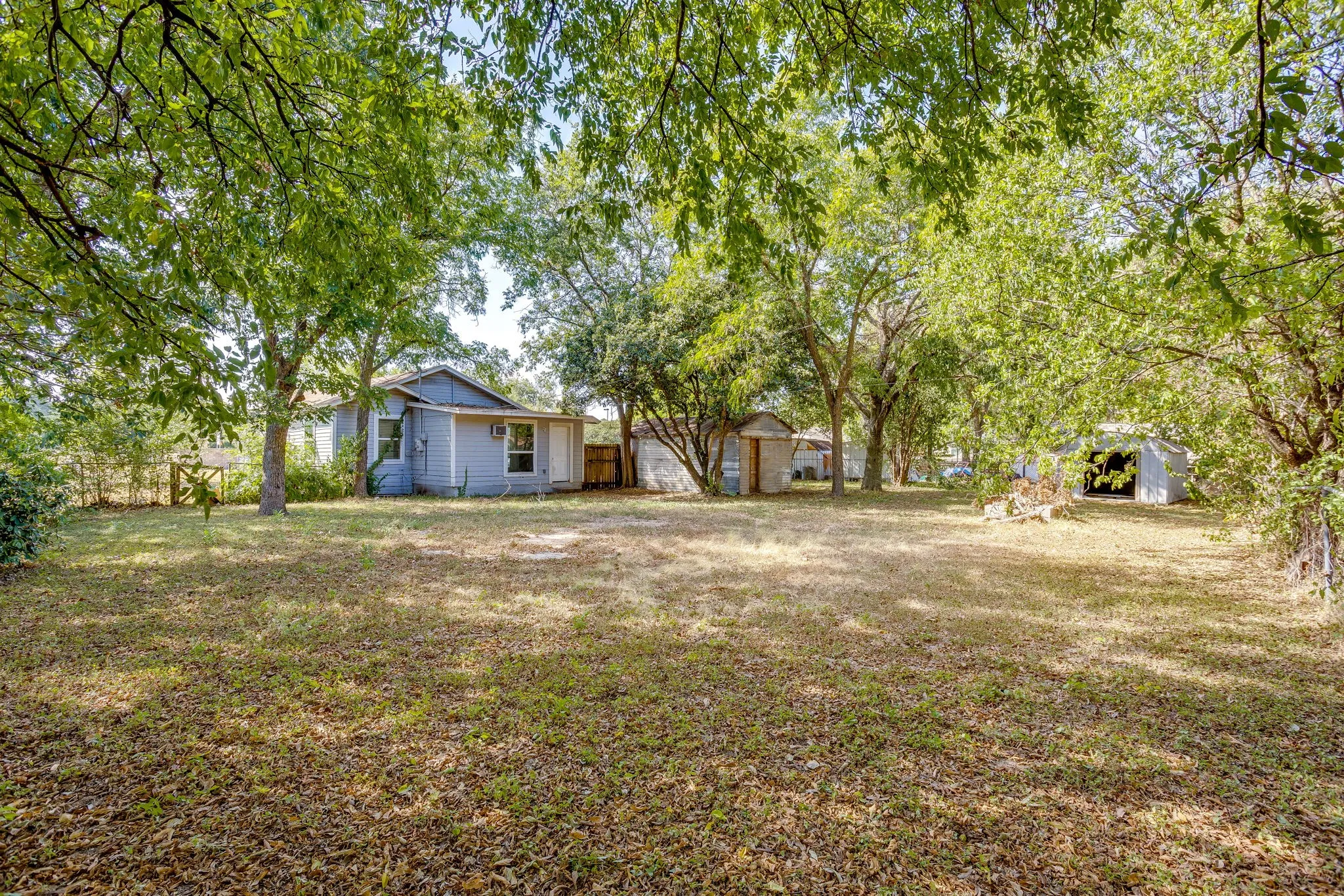 Large backyard with views from back corner. Fully fenced and private!