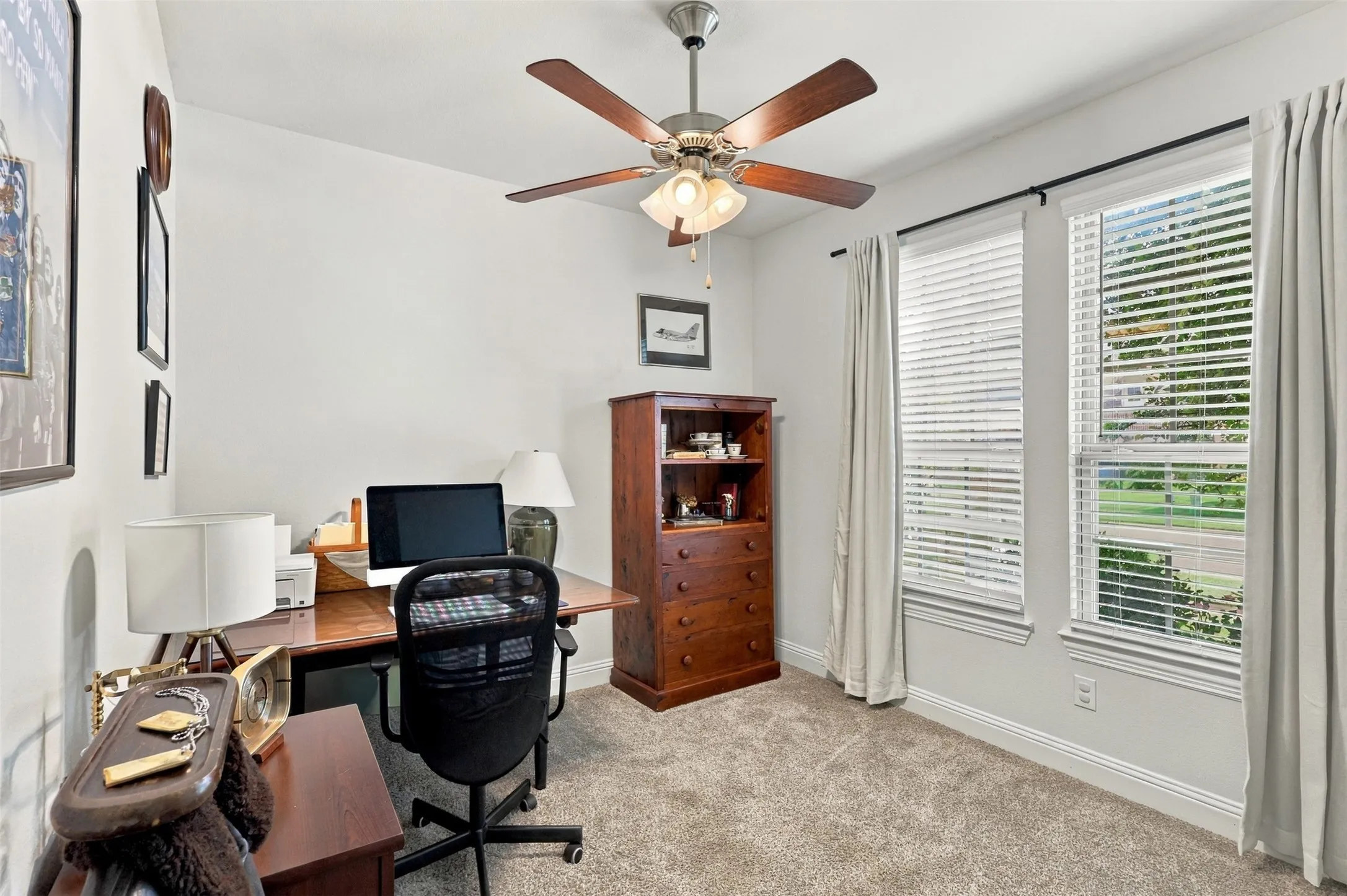 First floor bedroom, being used as an office
