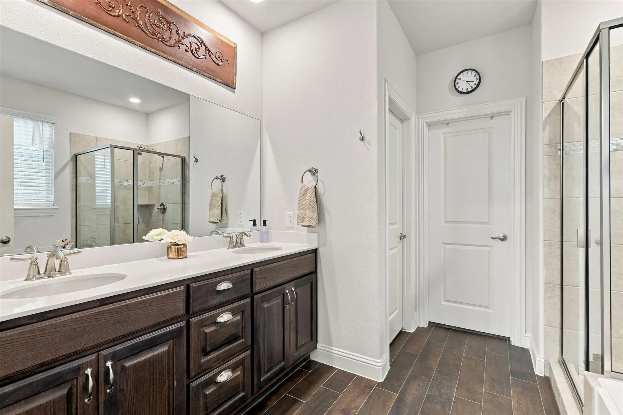 Primary Bathroom, with separate shower and walk in closet