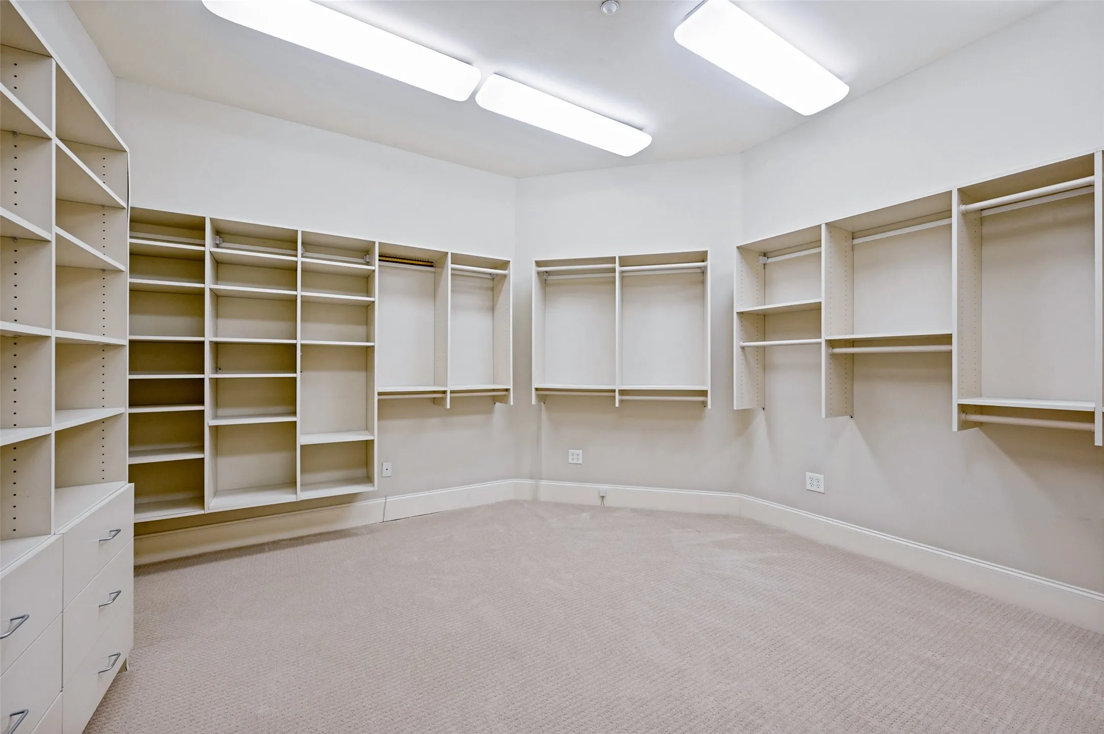 Massive walk-in closet in primary bedrm
