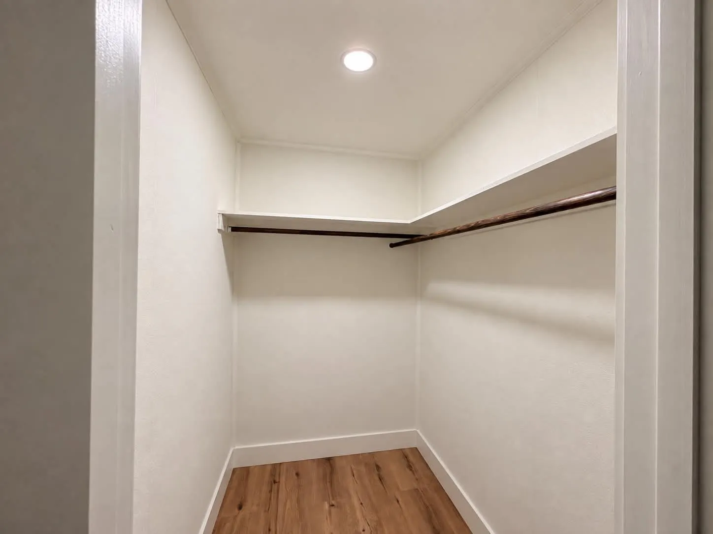 Guest walk-in closets.