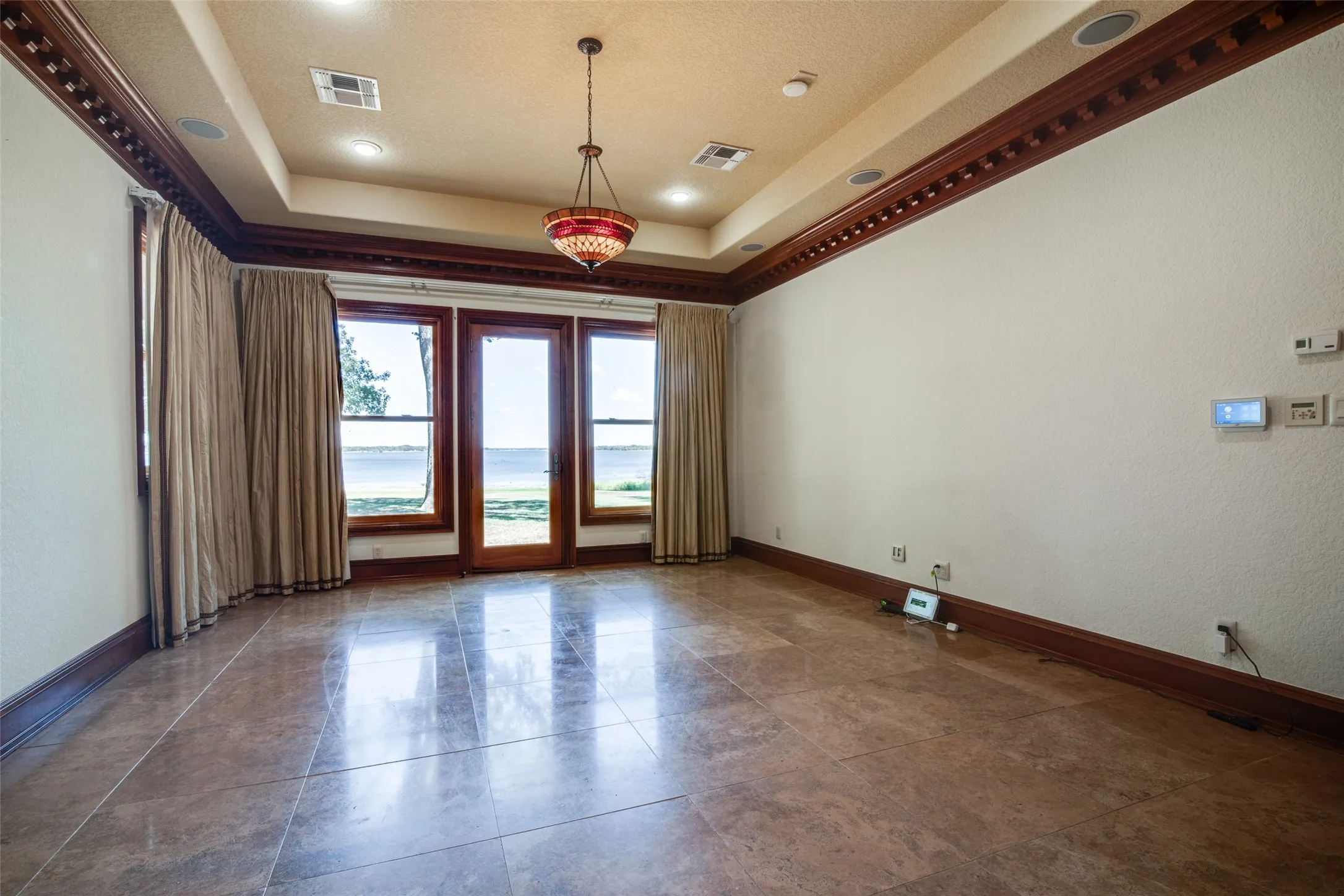 Electric remote control drapes