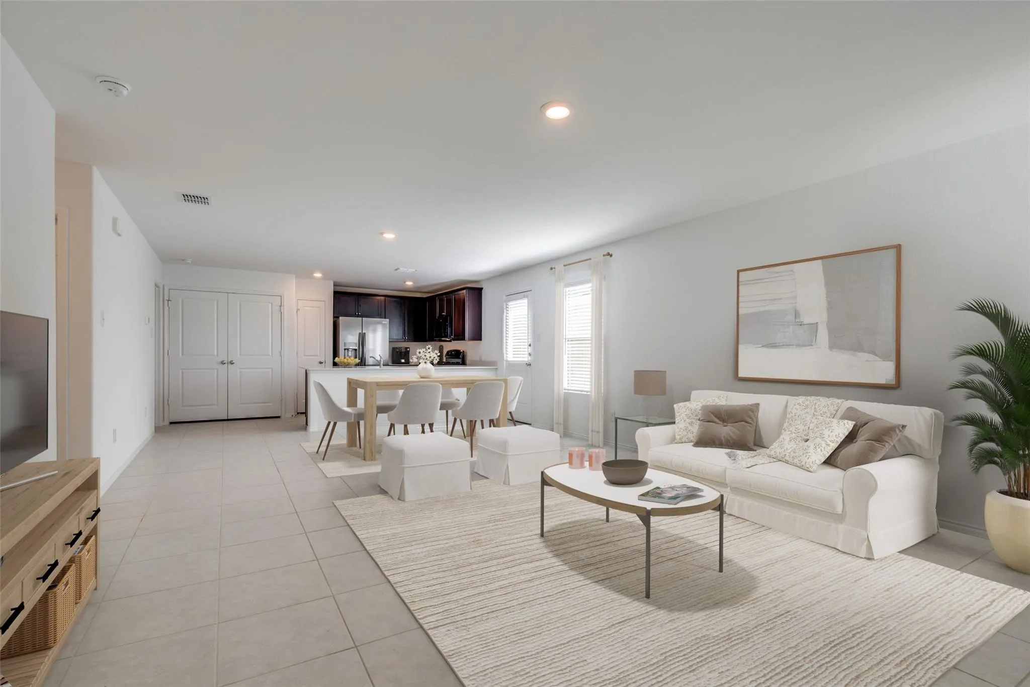 Open concept with lots of space