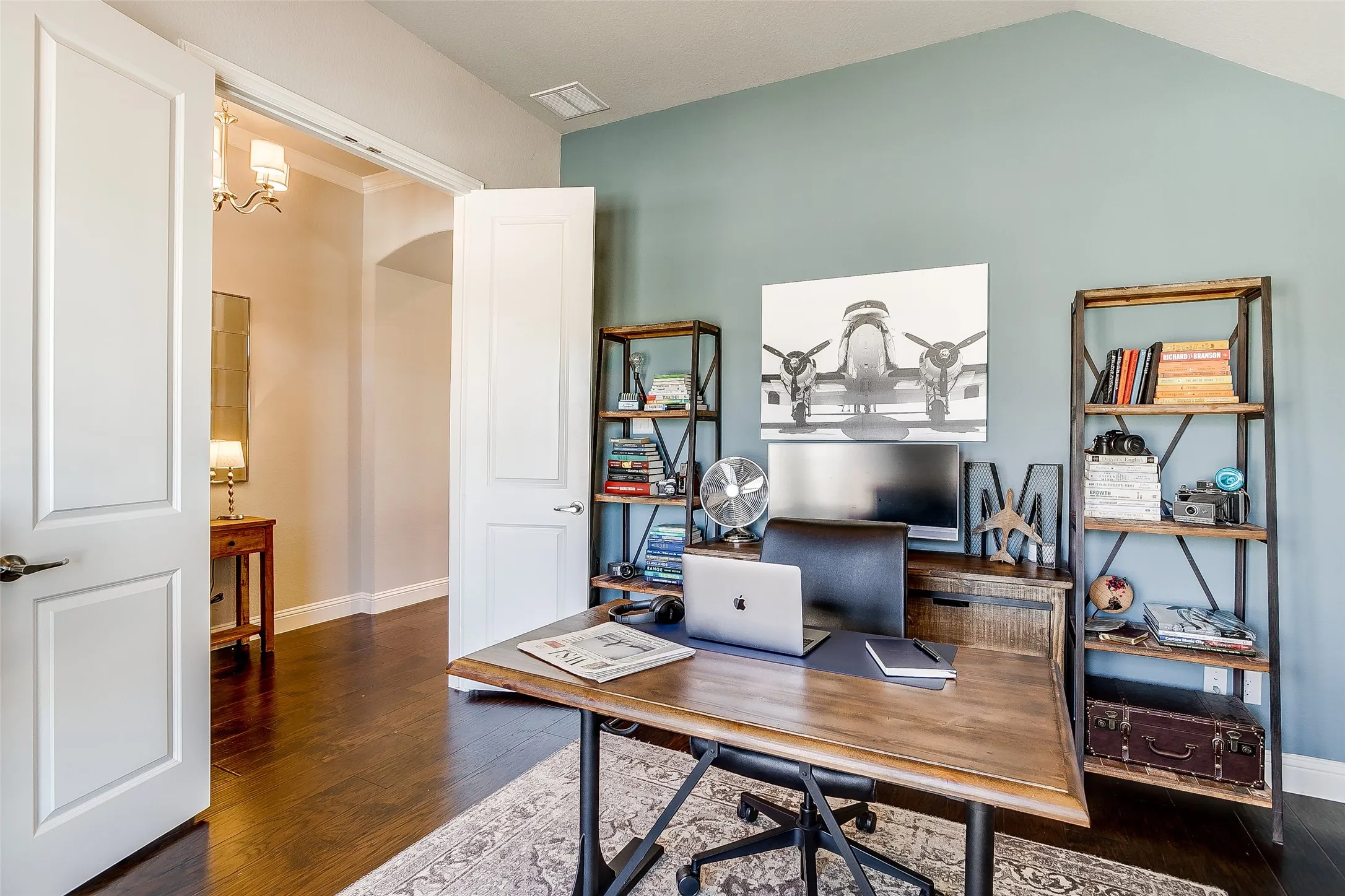 Accent wall is now same neutral color as rest of home