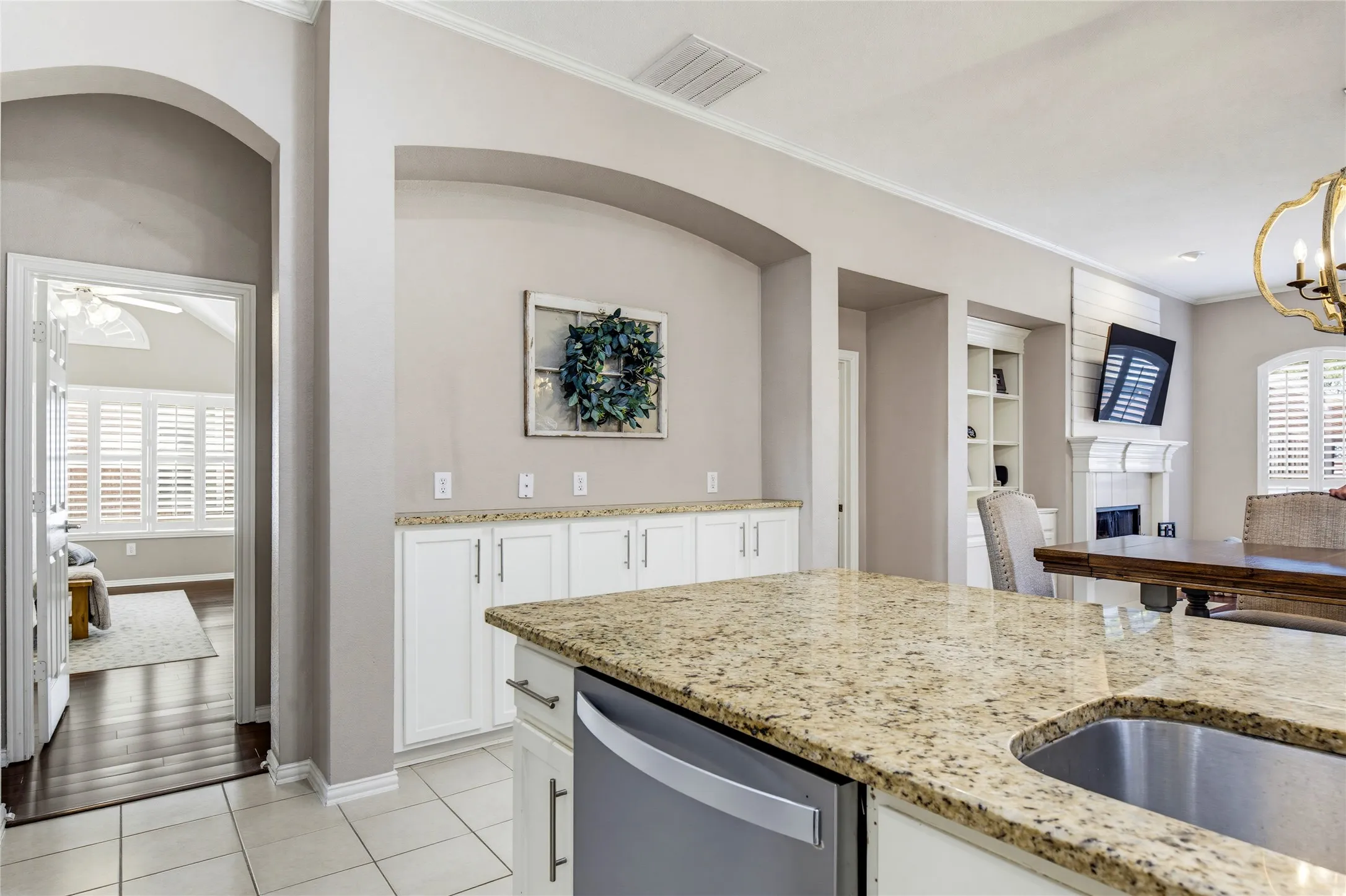 This view looks toward the primary suite.