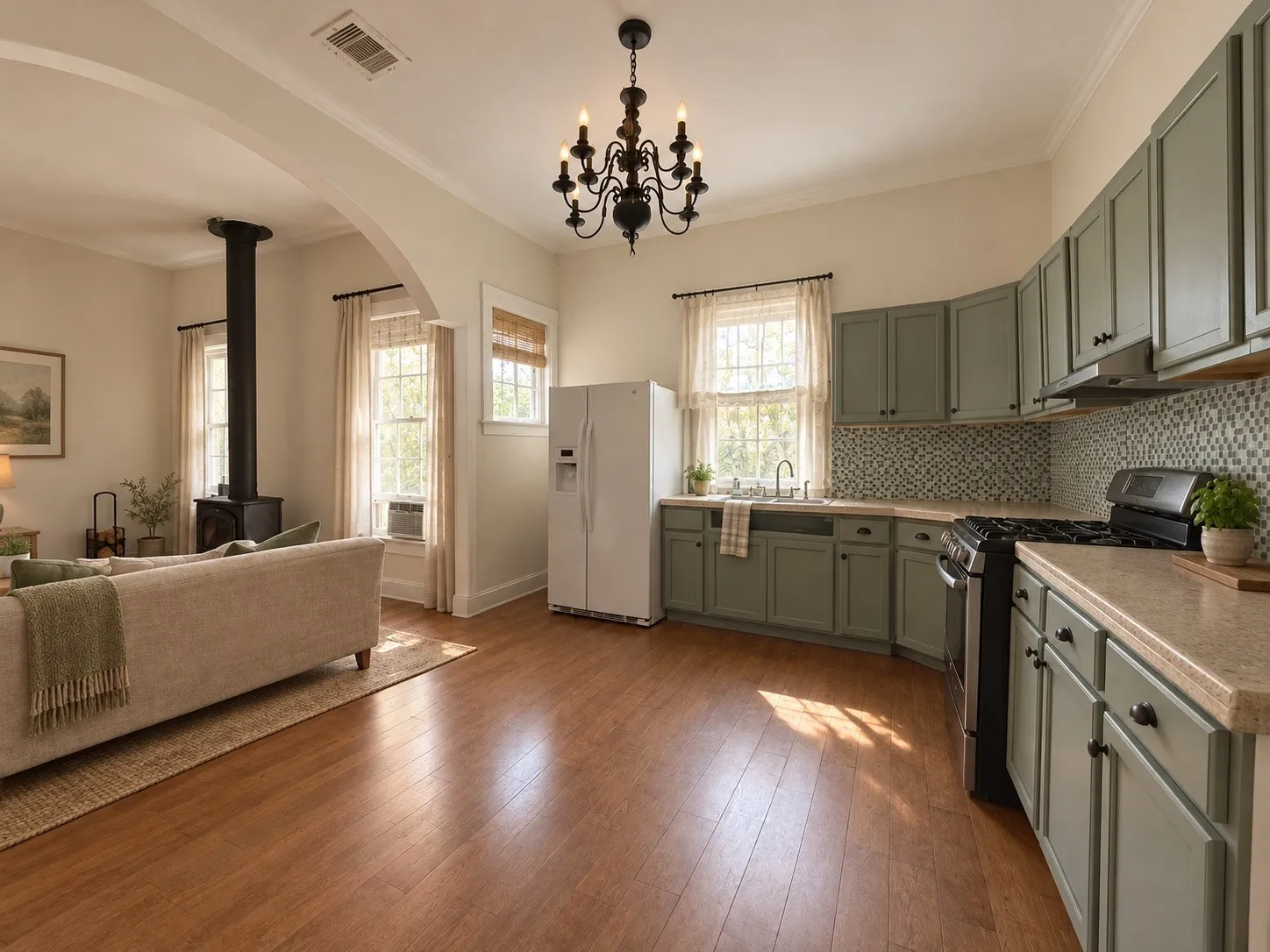 Home Pictures are AI ?? and digitally enhanced to give potential buyers visuals of what they can do
To the house (repair wise)