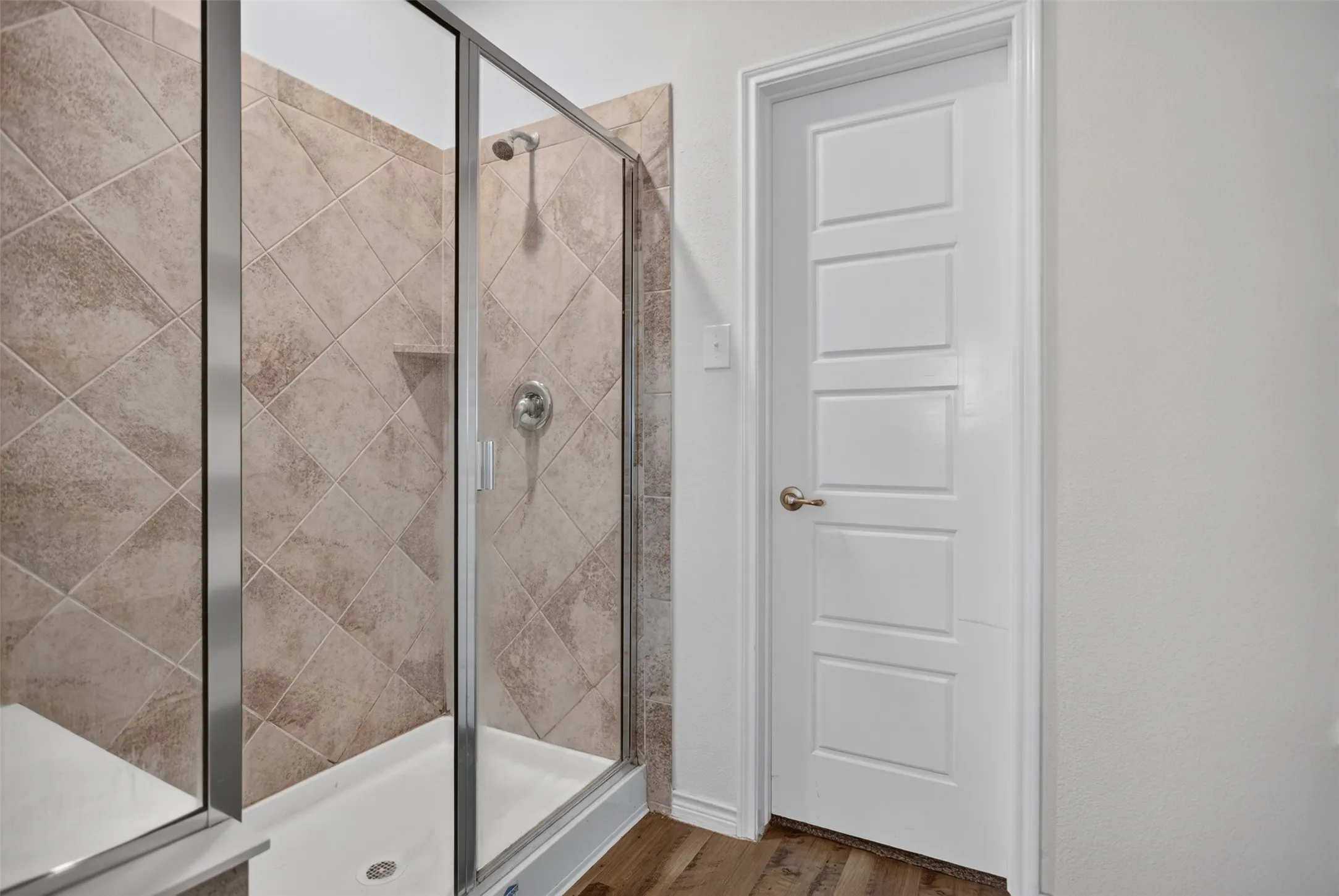 Tiled oversized shower