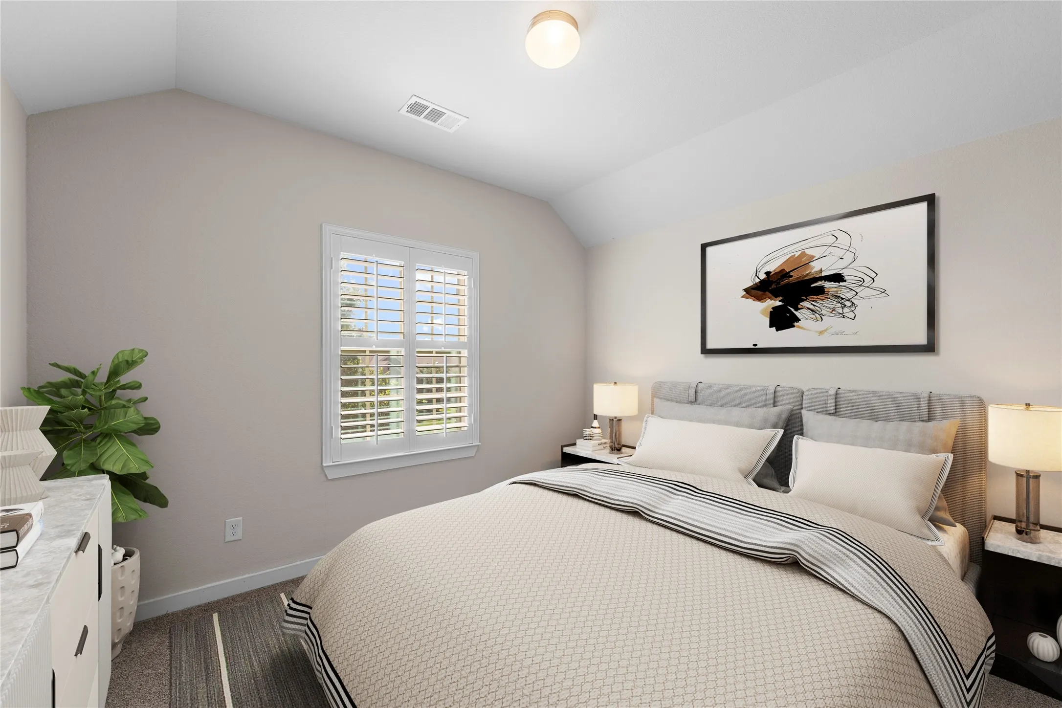 Bedroom 1 upstairs - Digitally Staged