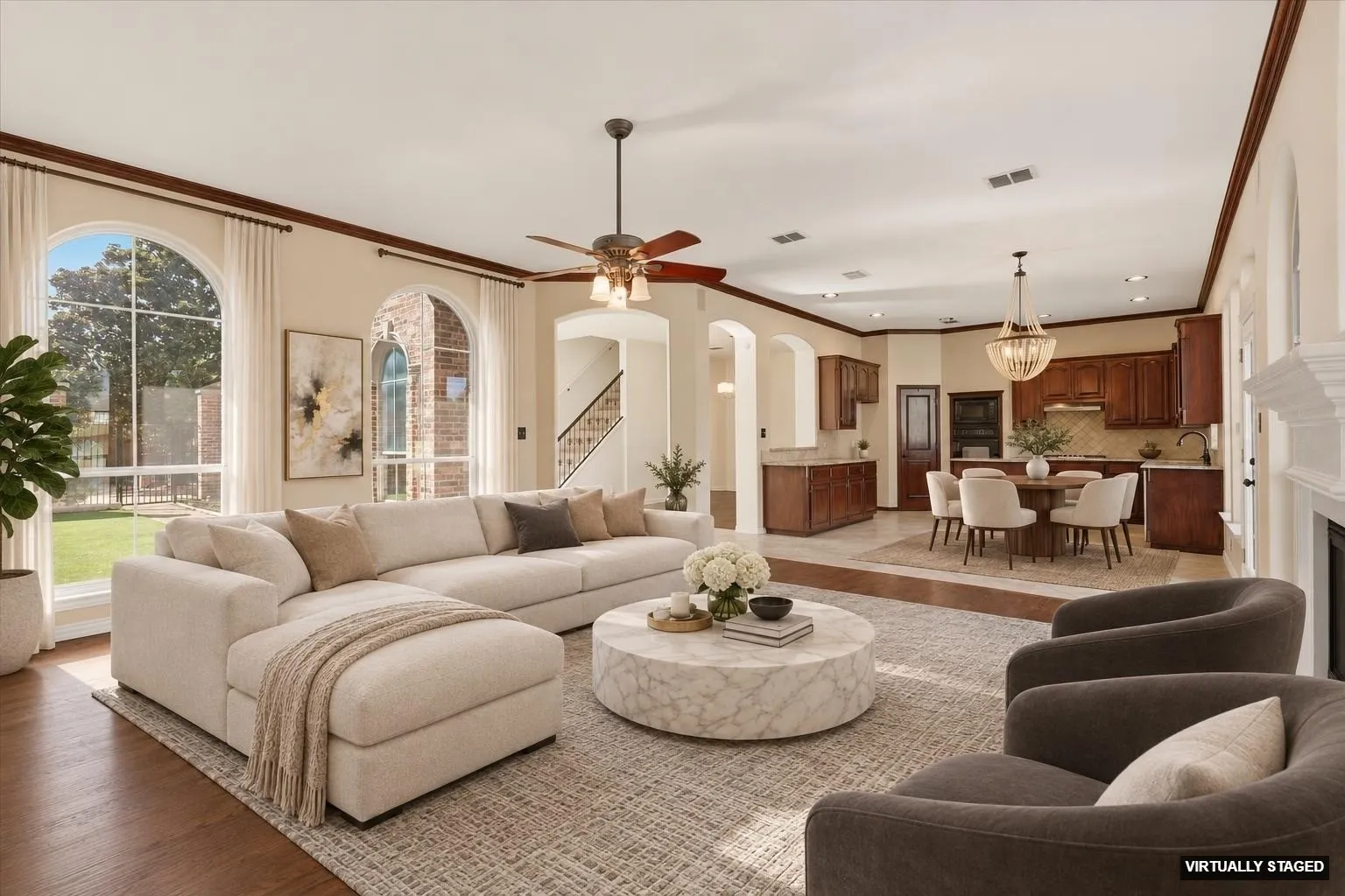 Family Room View #3 (virtually Staged)