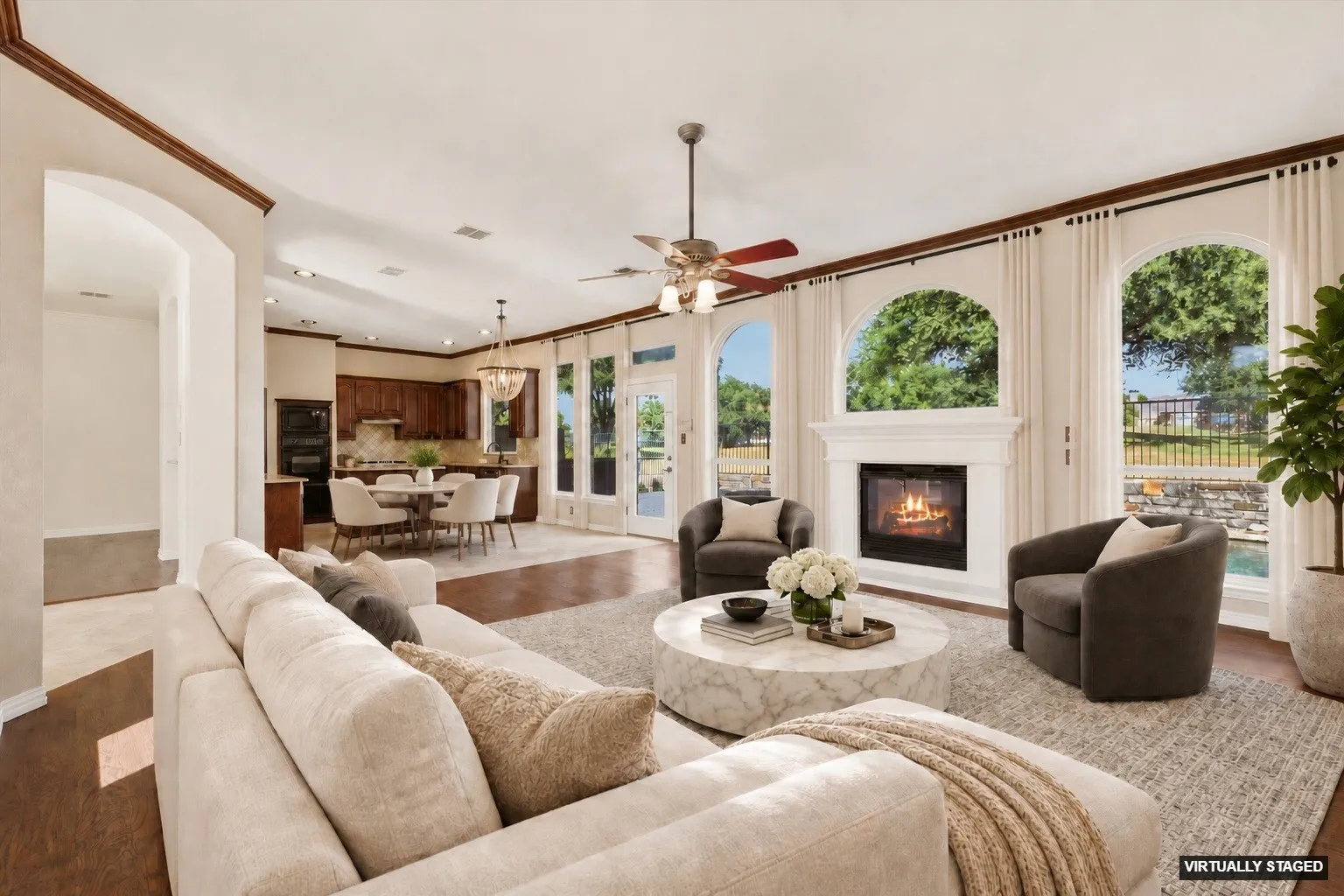 Family Room View #2 (virtually Staged)