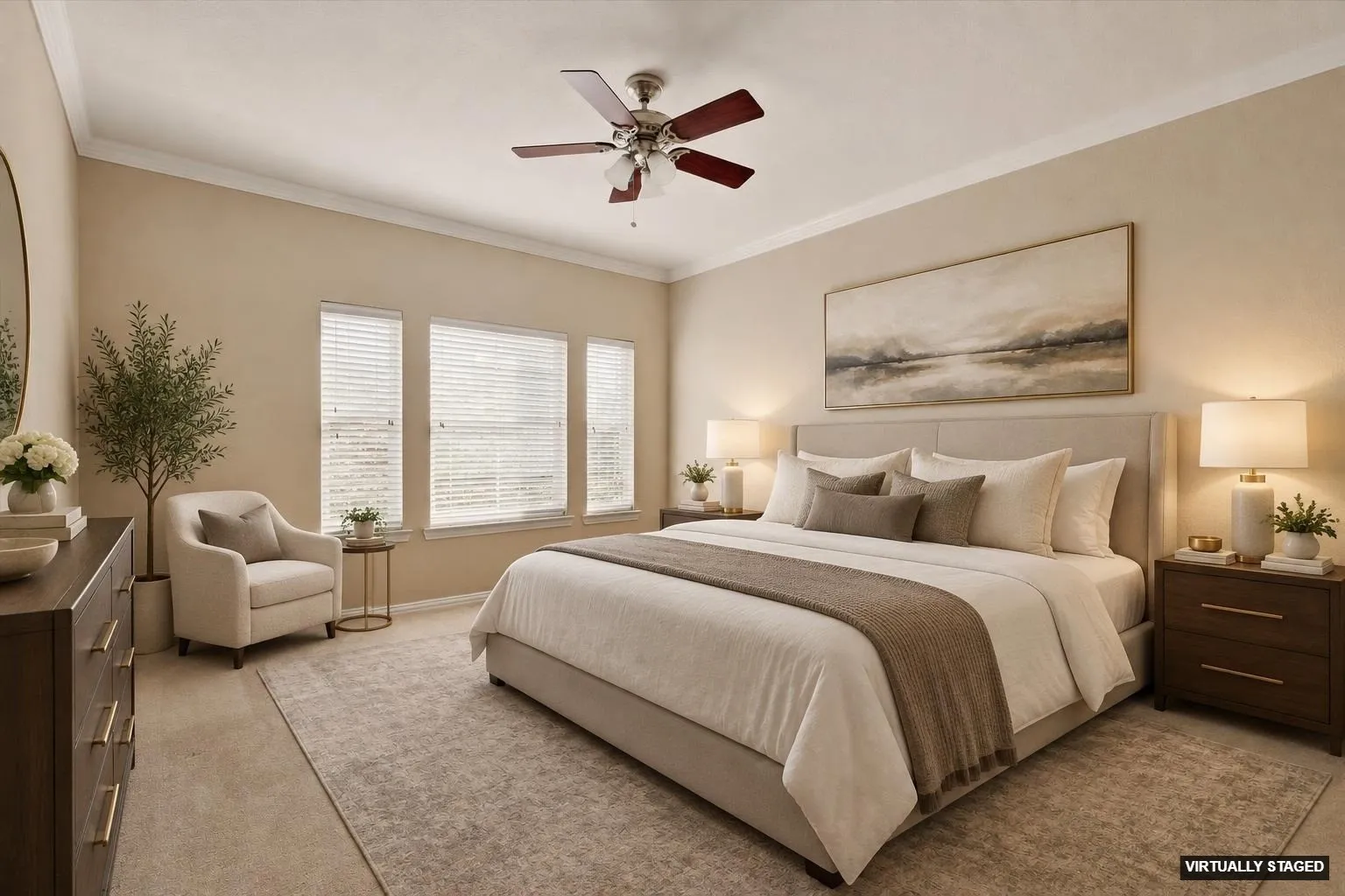 Bedroom #4 (virtually staged) with Ensuite Bath