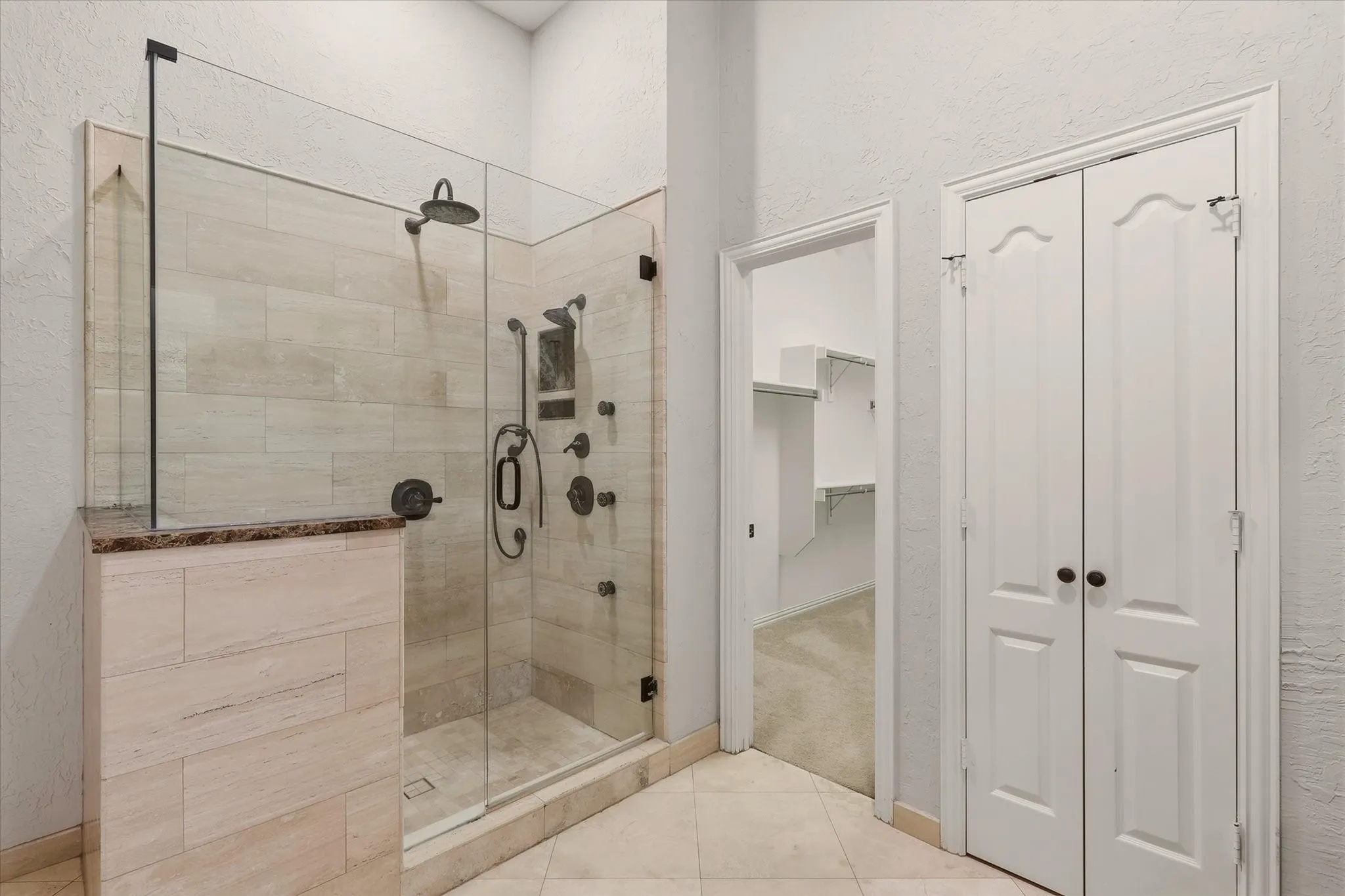 Primary Bath shower view