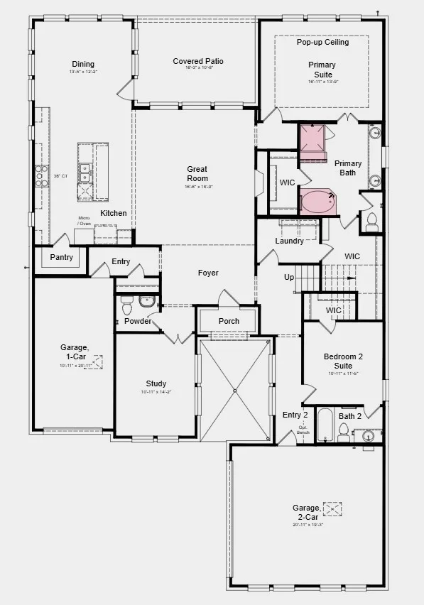 Additional Highlights include: Upgraded cabinet package, tile to ceiling at fireplace, revwood laminate flooring throughout the main level, excluding bedrooms, bathrooms, stairs, and the second floor.