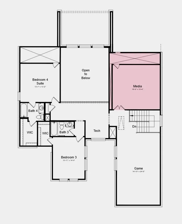Additional Highlights include: Upgraded cabinet package, tile to ceiling at fireplace, revwood laminate flooring throughout the main level, excluding bedrooms, bathrooms, stairs, and the second floor.