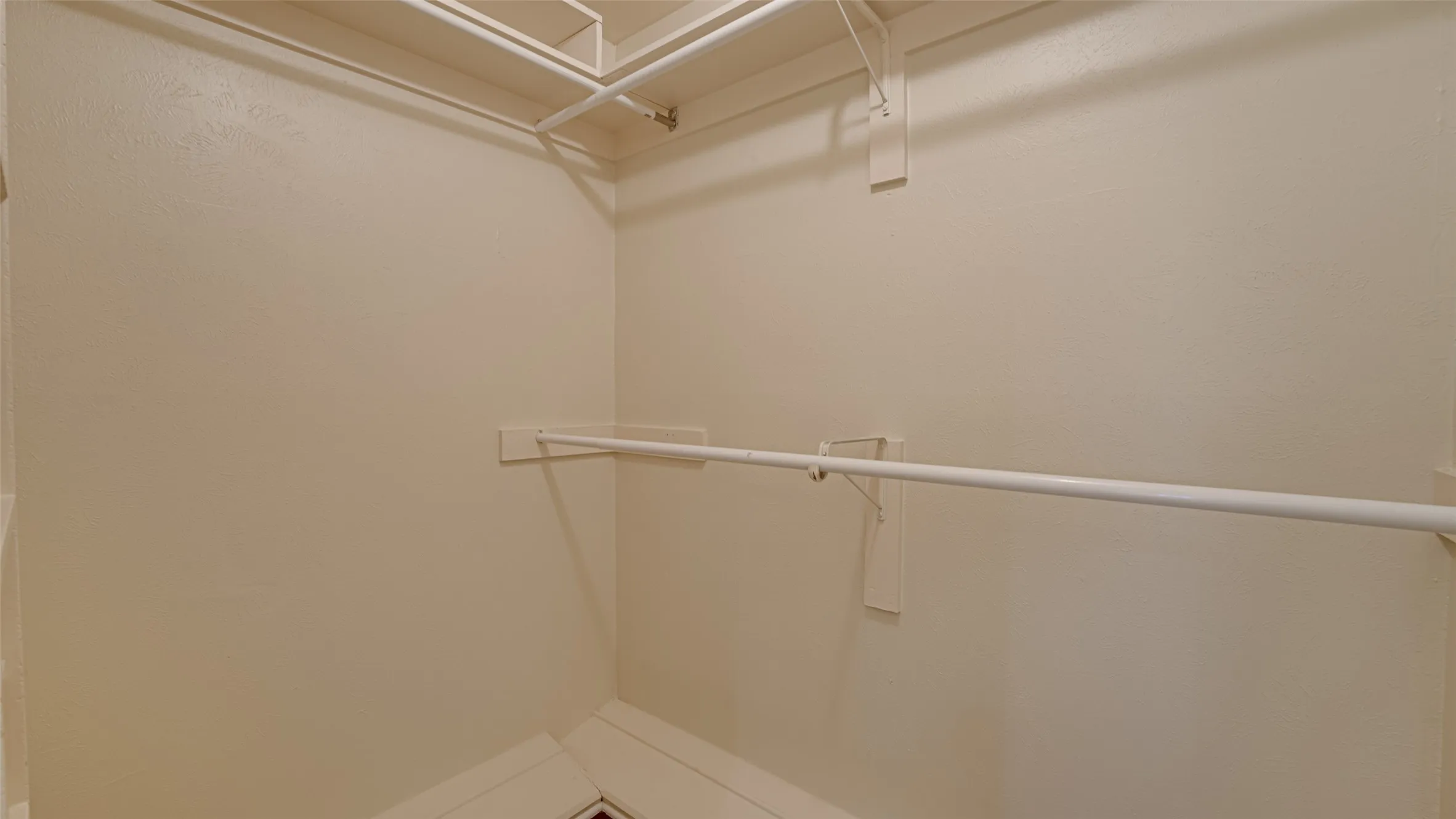 View of spacious closet