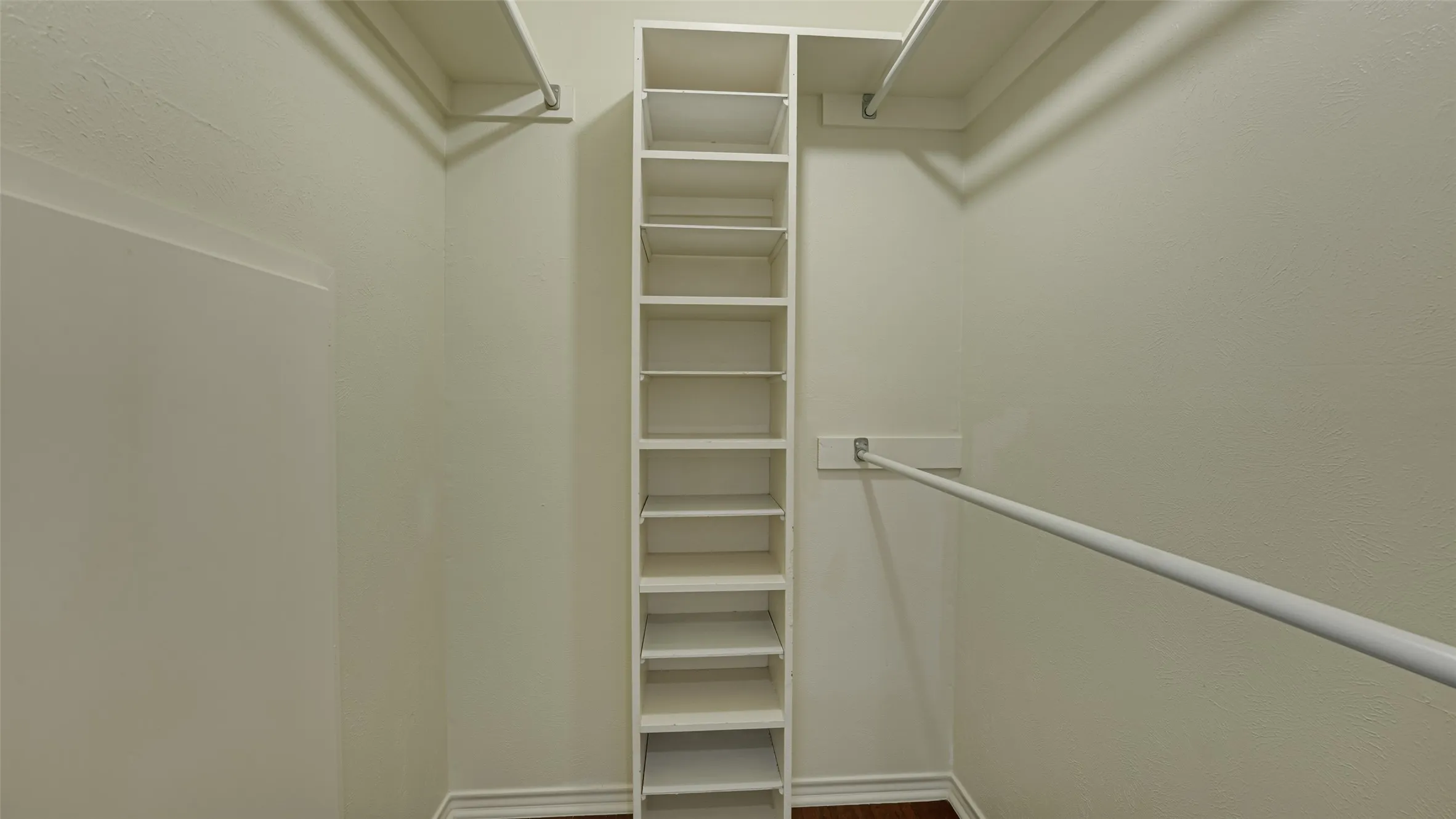 View of spacious closet
