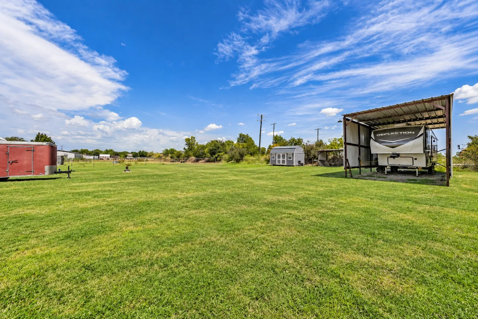 RV Cover, shed and carport