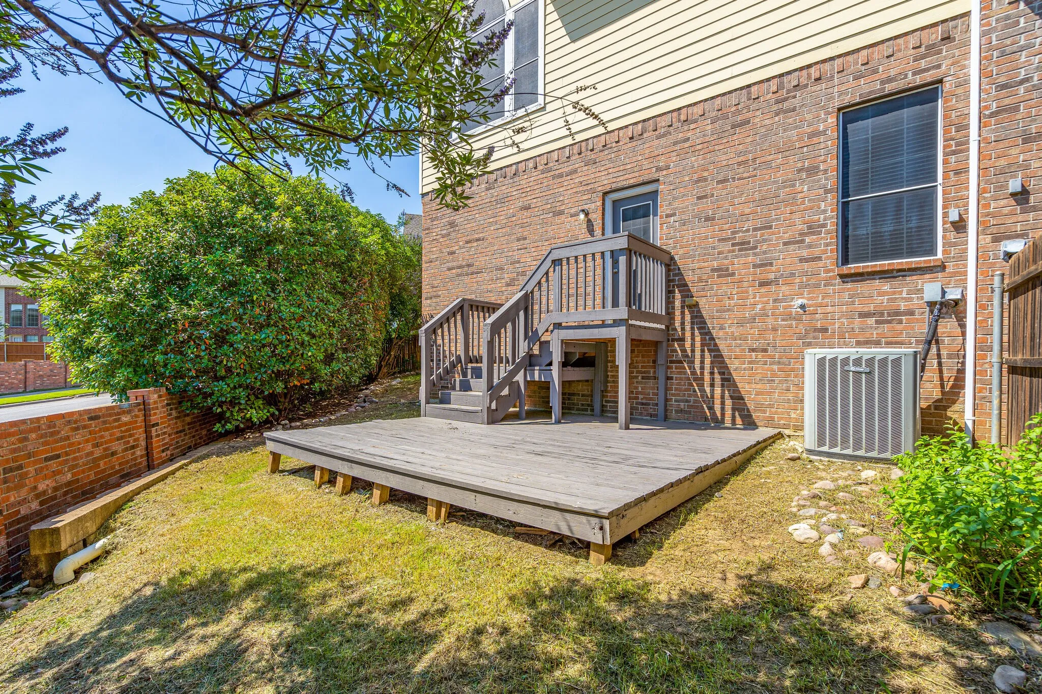 Patio makes for a great space to BBQ